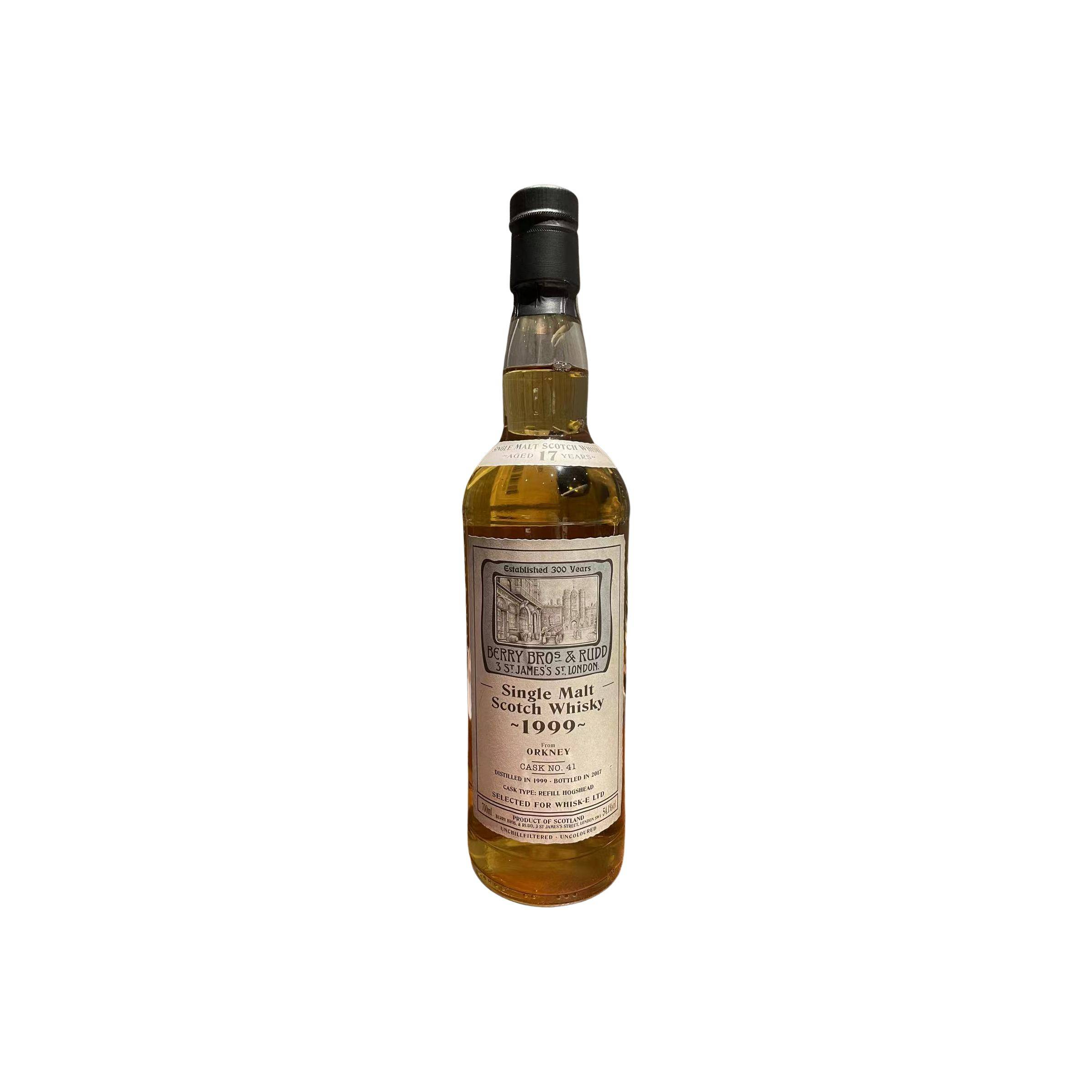 Berry Bros. & Rudd 1999 17 Years Single Malt Whisky
