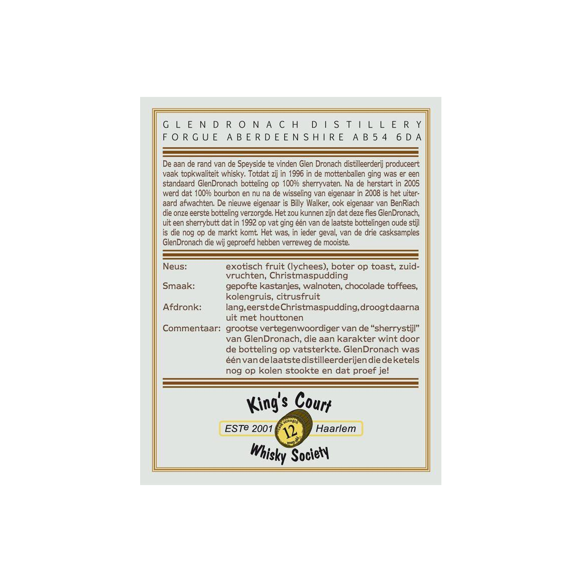 GlenDronach 1992 16 Years Single Malt Whisky 2