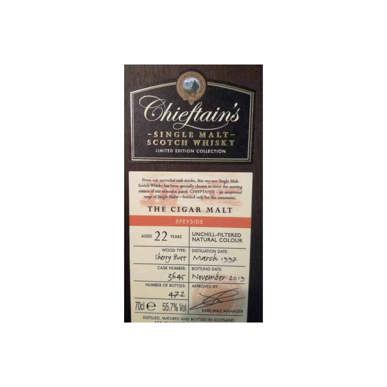 Ian Macleod 1997 22 Years Single Malt Whisky 2