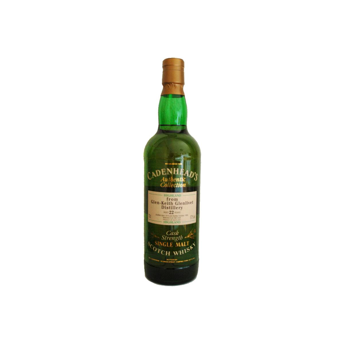 Glen Keith Authentic Collection 1973 22 Years Single Malt Whisky