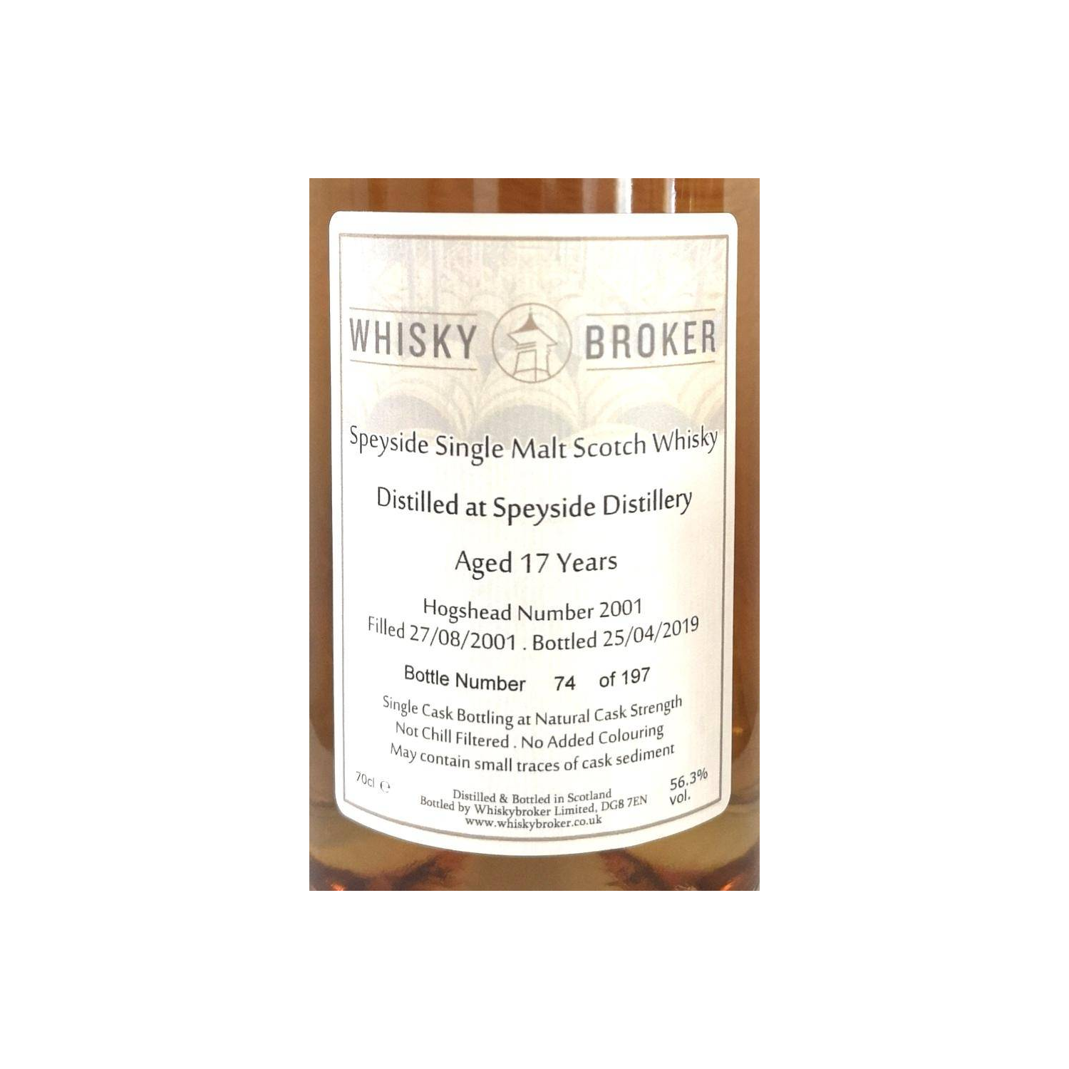 Spey 2001 17 Years Single Malt Whisky 2