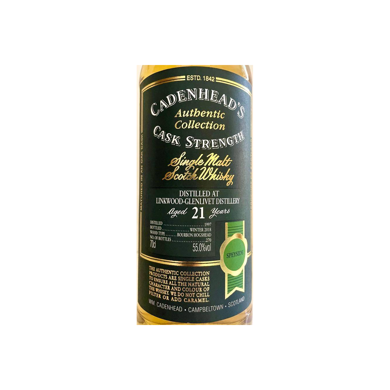 Linkwood Authentic Collection 1997 21 Years Single Malt Whisky 3