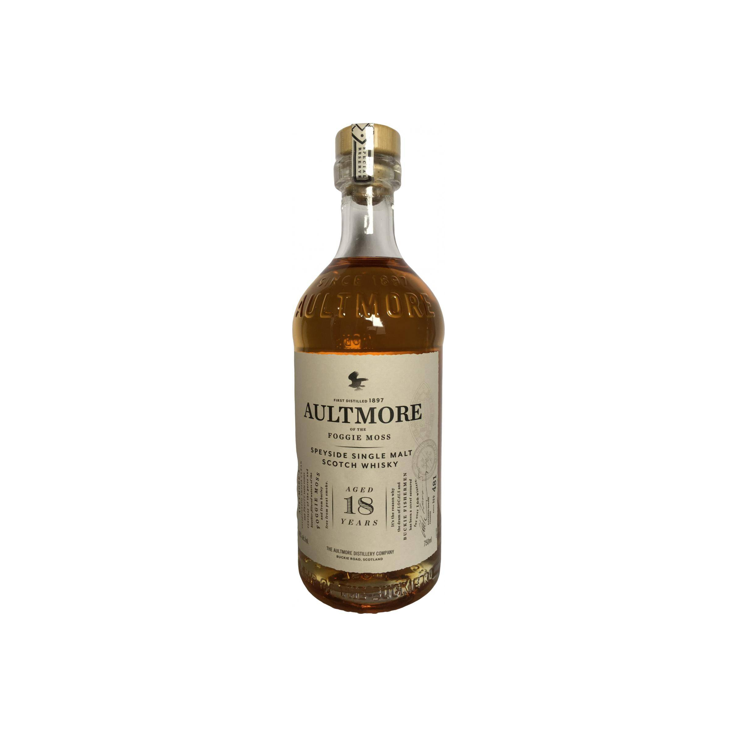 Aultmore 18 Years Single Malt Whisky