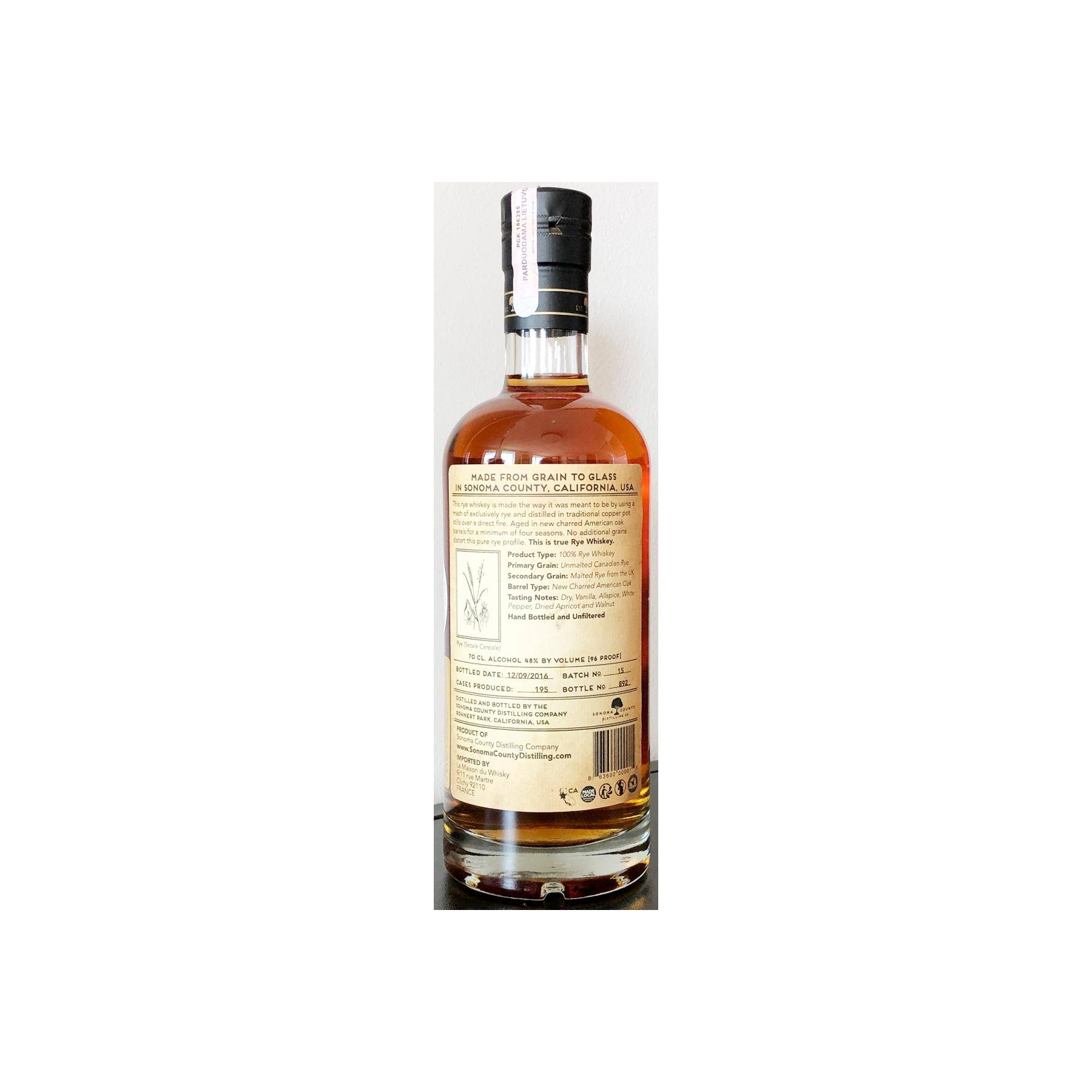Sonoma County Rye 2