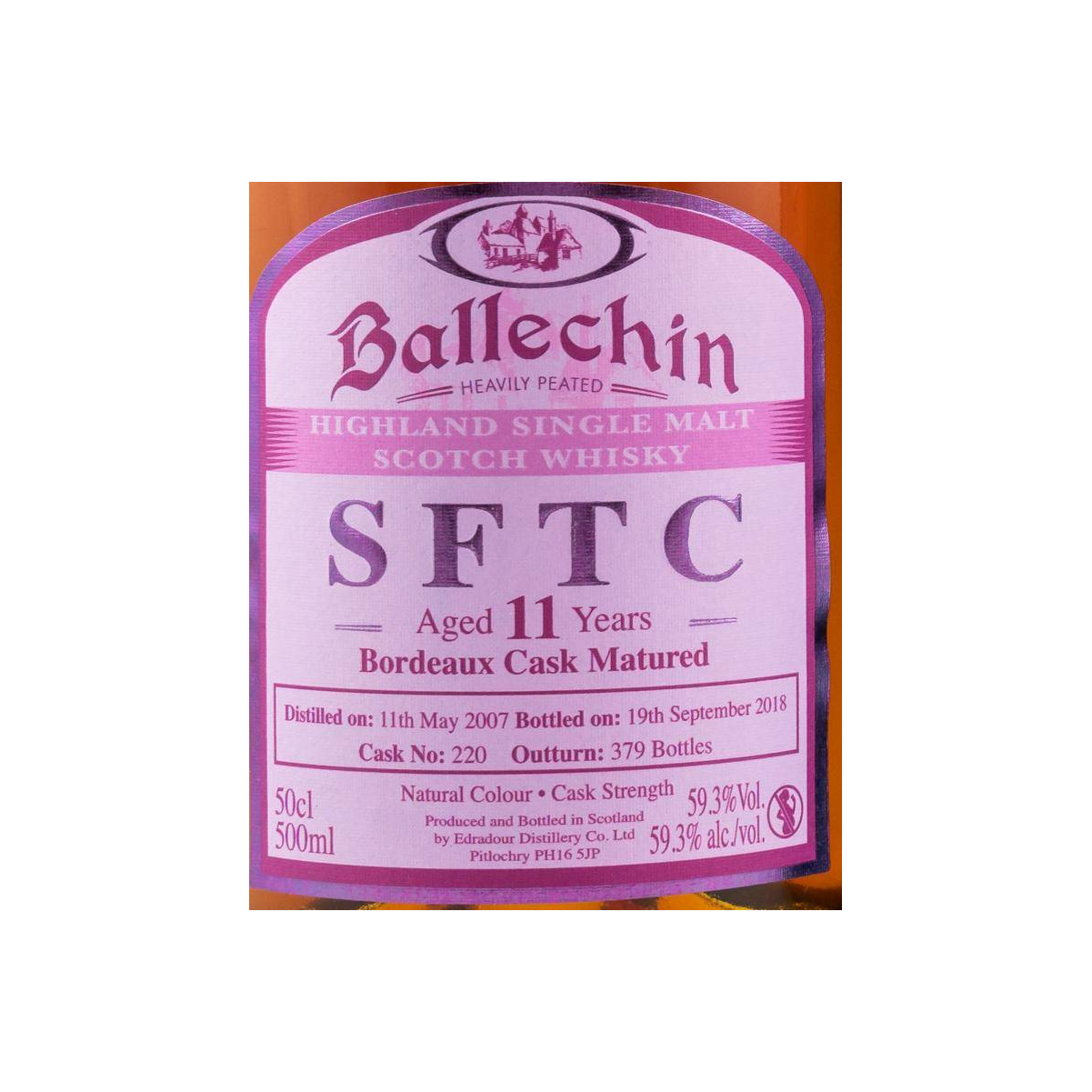 Ballechin 2007 11 Years Single Malt Whisky 2