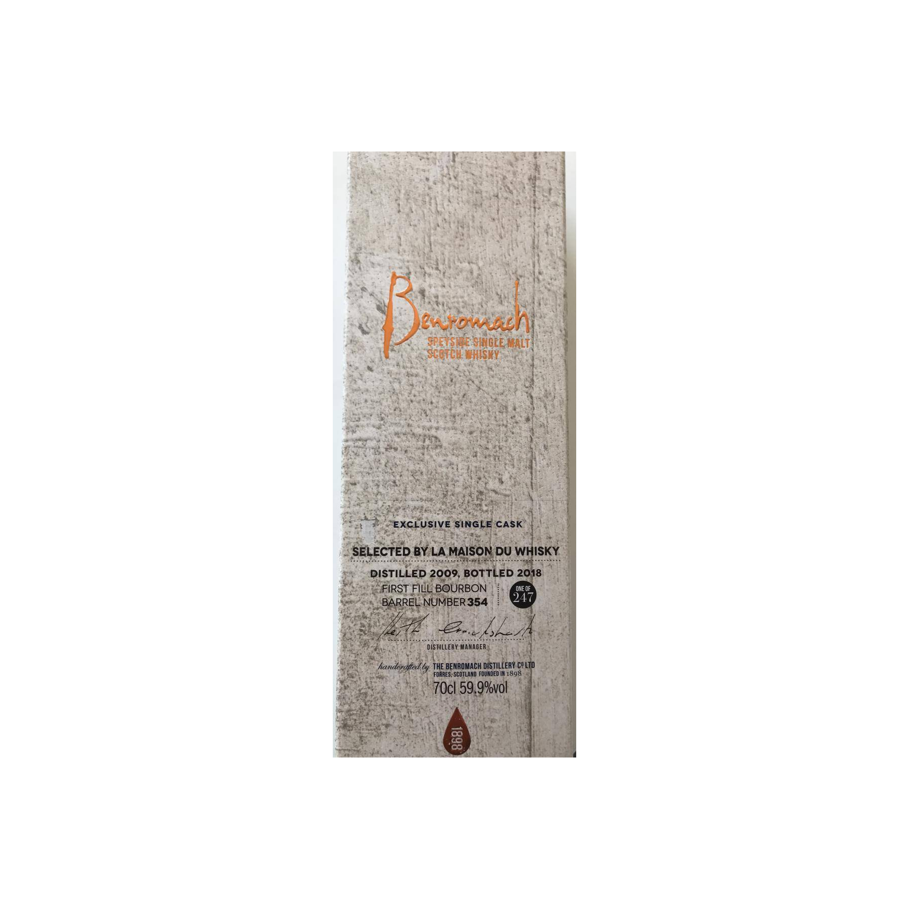 Benromach 2009 8 Years Single Malt Whisky 2