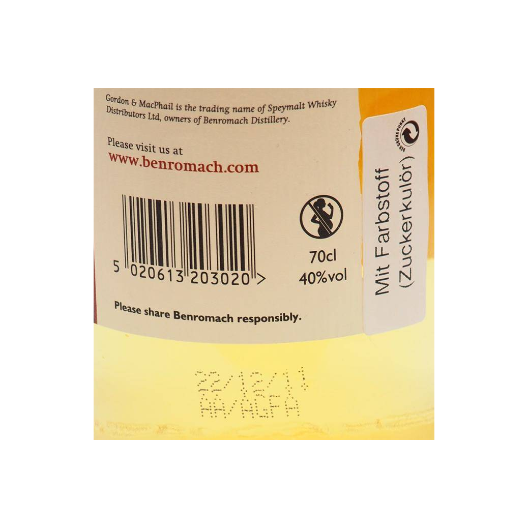 Benromach Single Malt Whisky 2