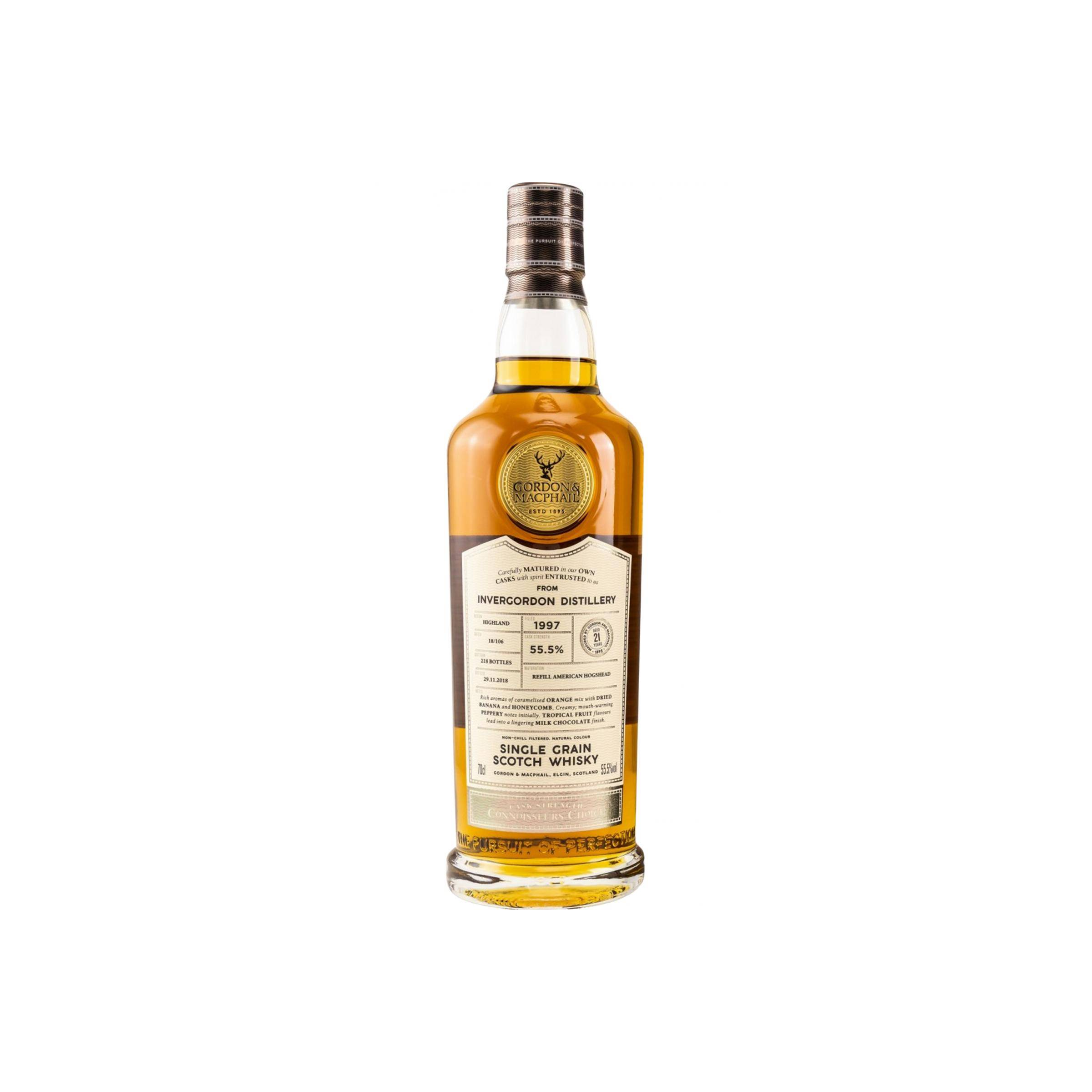 Invergordon Connoisseurs Choice - Cask Strength 1997 21 Years Single Grain Whisky