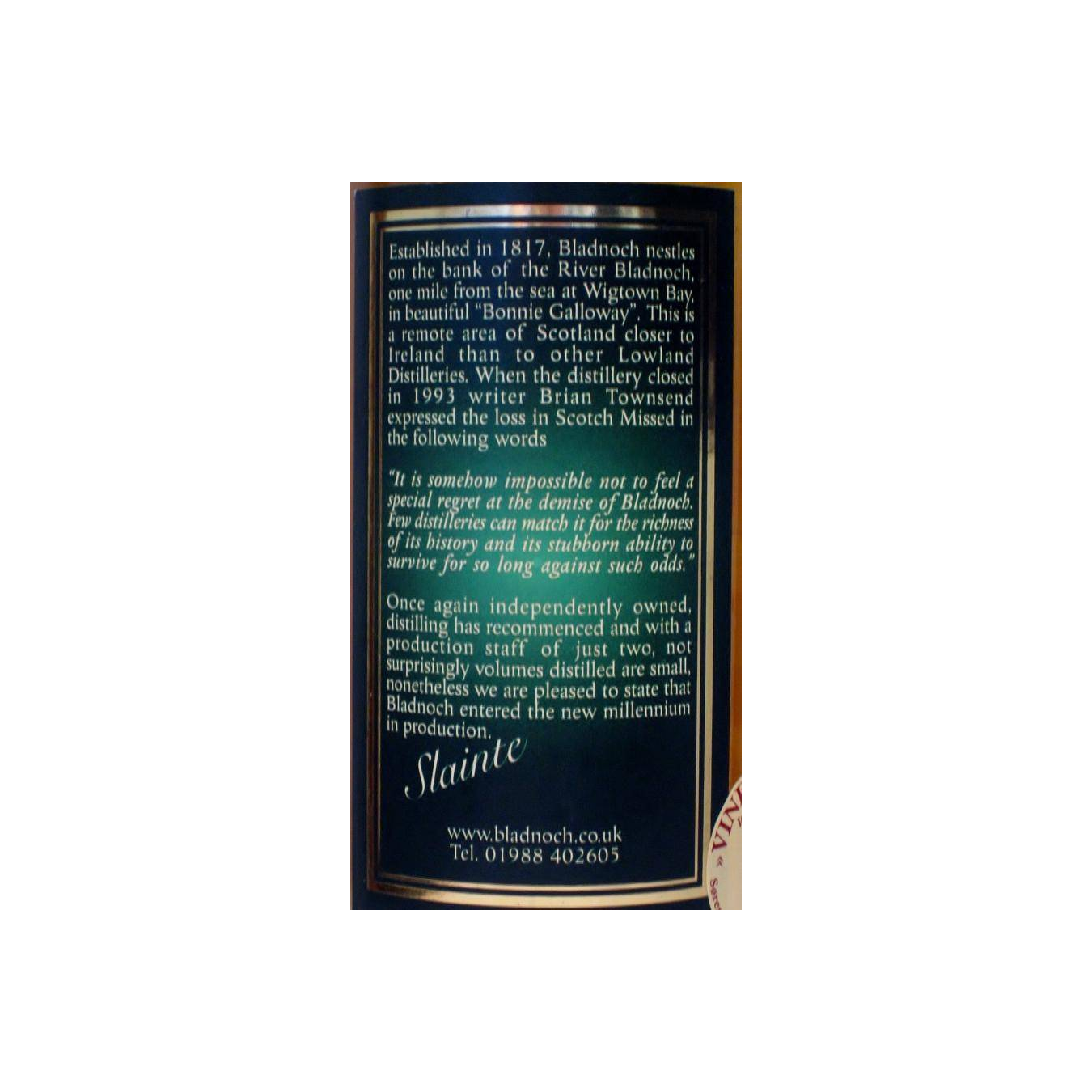 Bladnoch 13 Years Single Malt Whisky 2