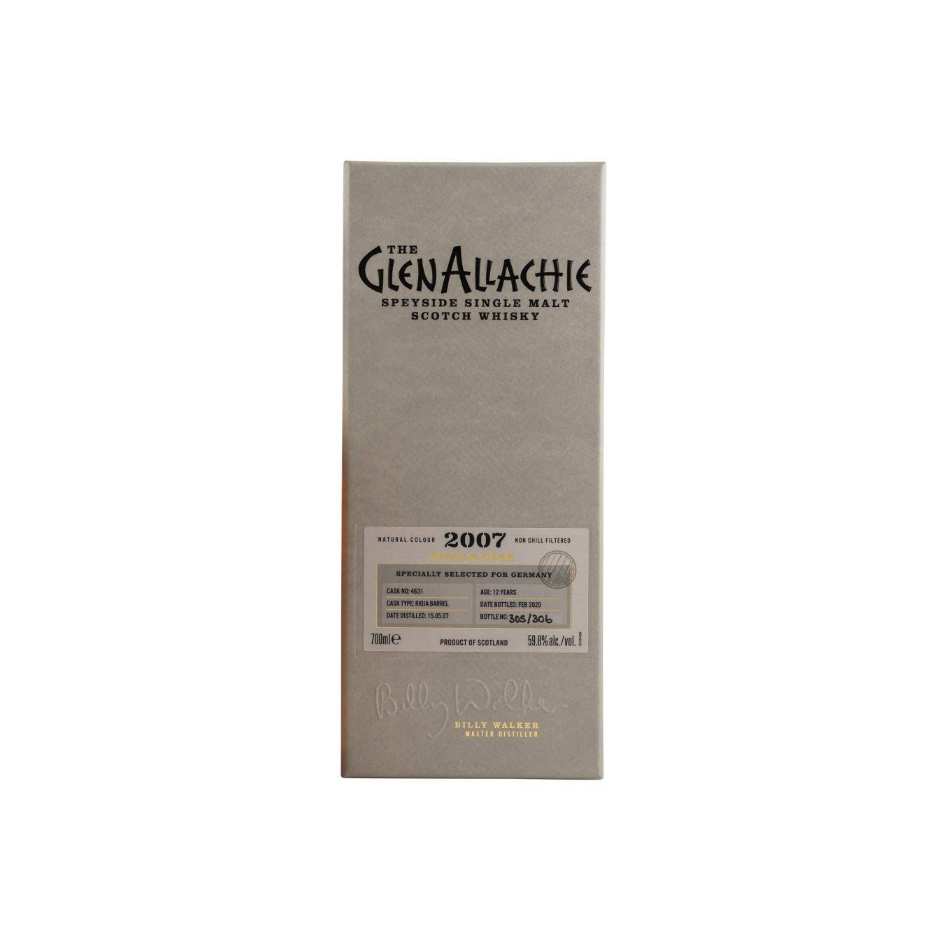 The GlenAllachie Single Cask 2007 12 Years Single Malt Whisky 3