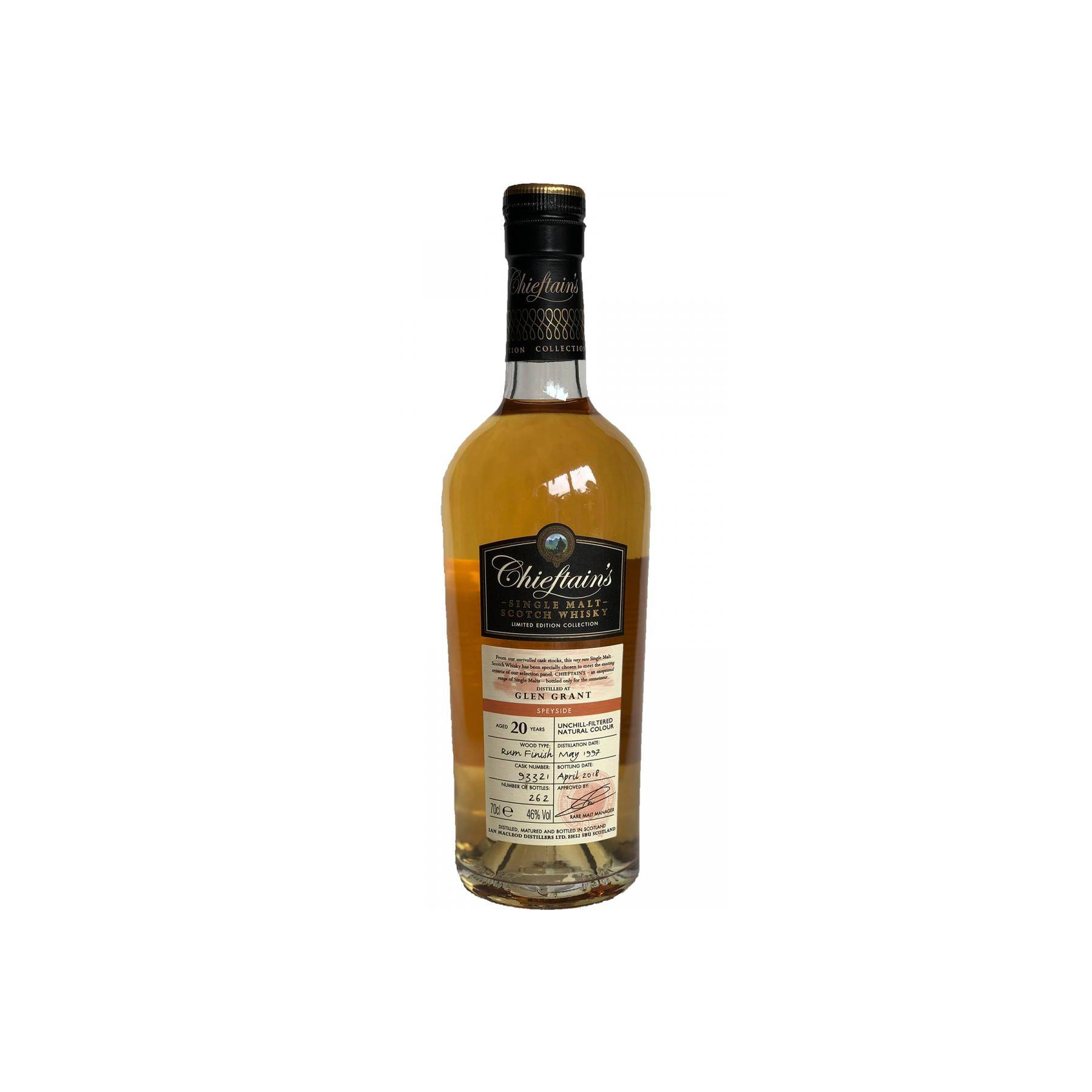 Glen Grant 1997 20 Years Single Malt Whisky