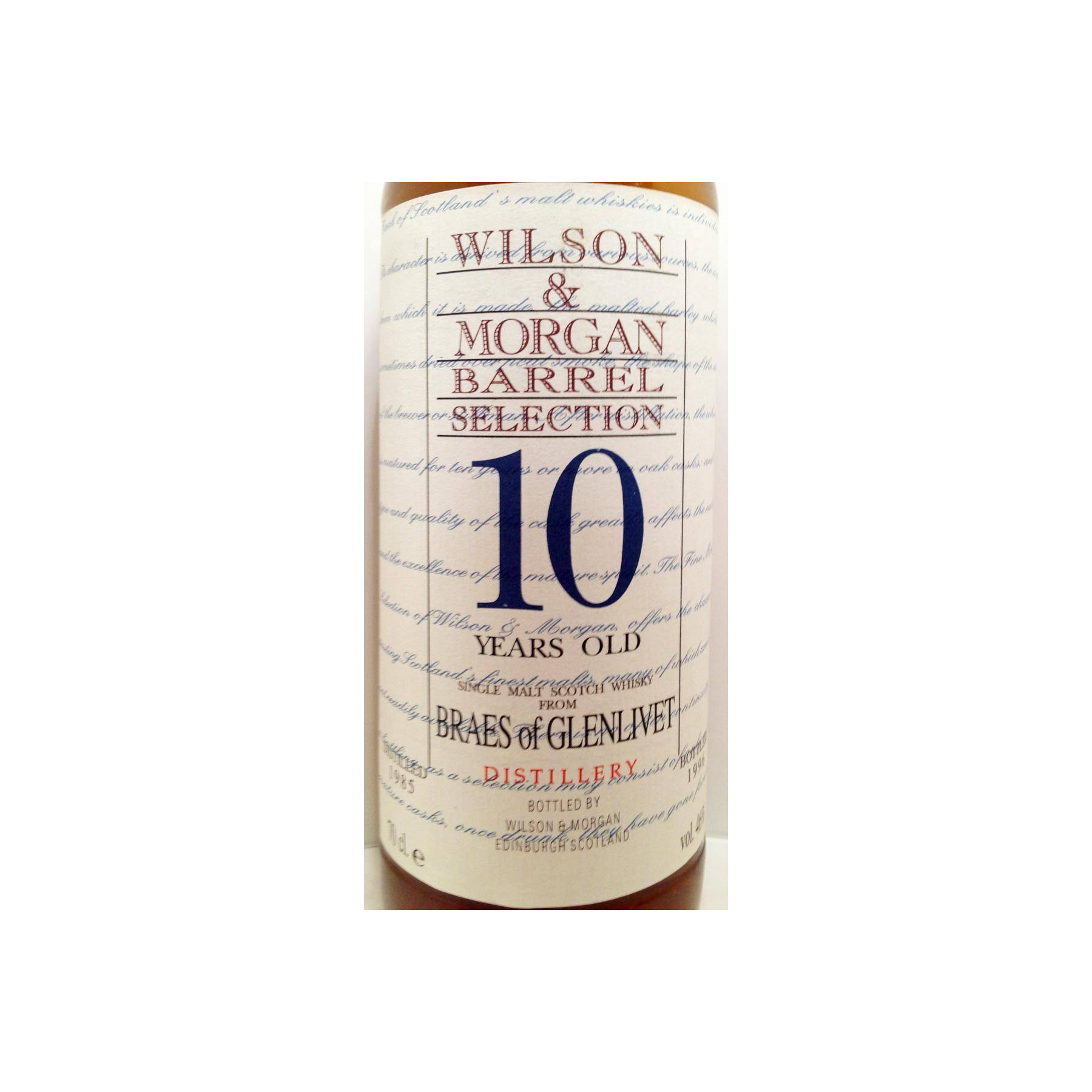 Wilson & Morgan Barrel Selection 1985 10 Years Single Malt Whisky 2