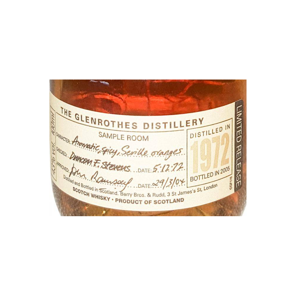 The Glenrothes 1972 32 Years Single Malt Whisky 2