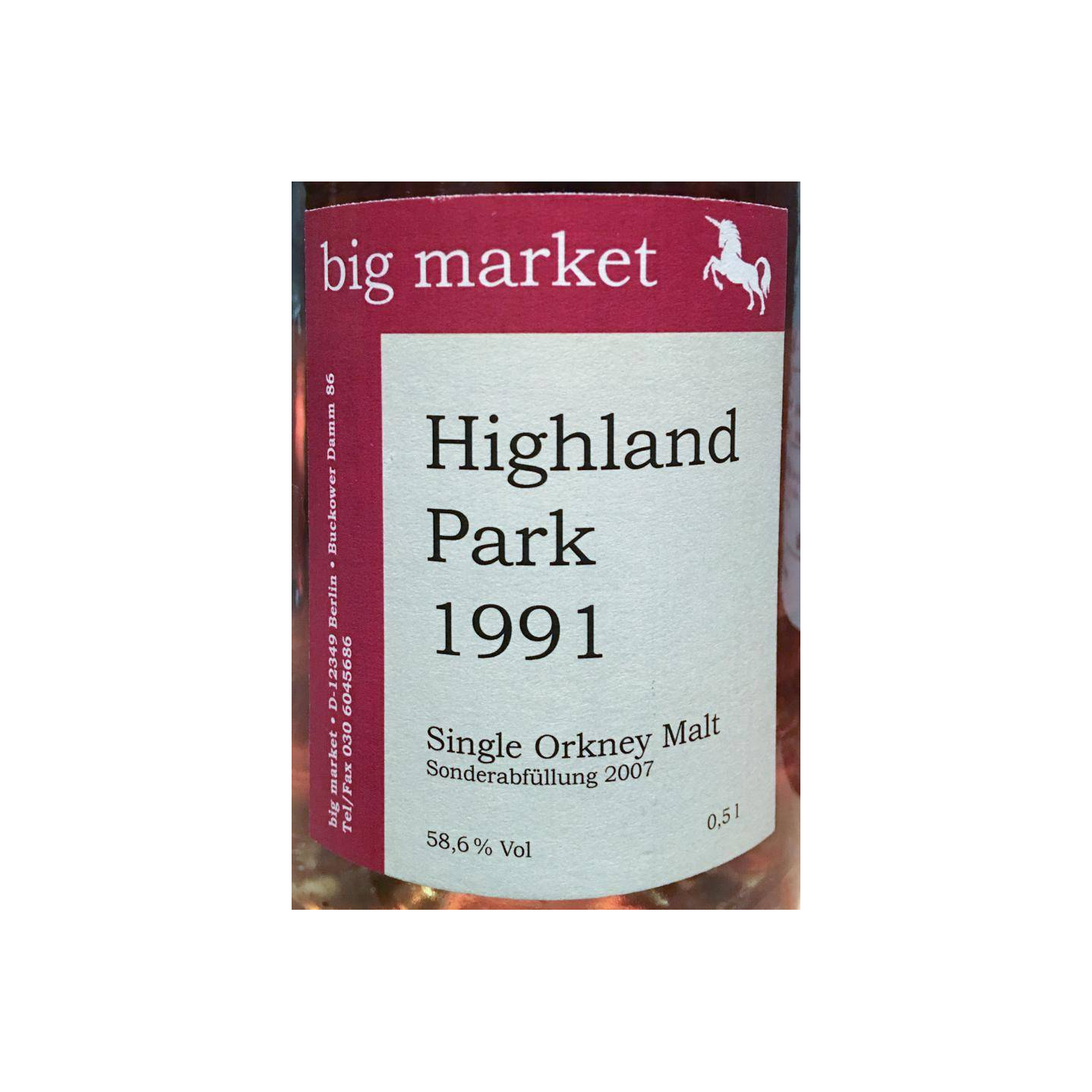 Highland Park 1991 16 Years Single Malt Whisky 2
