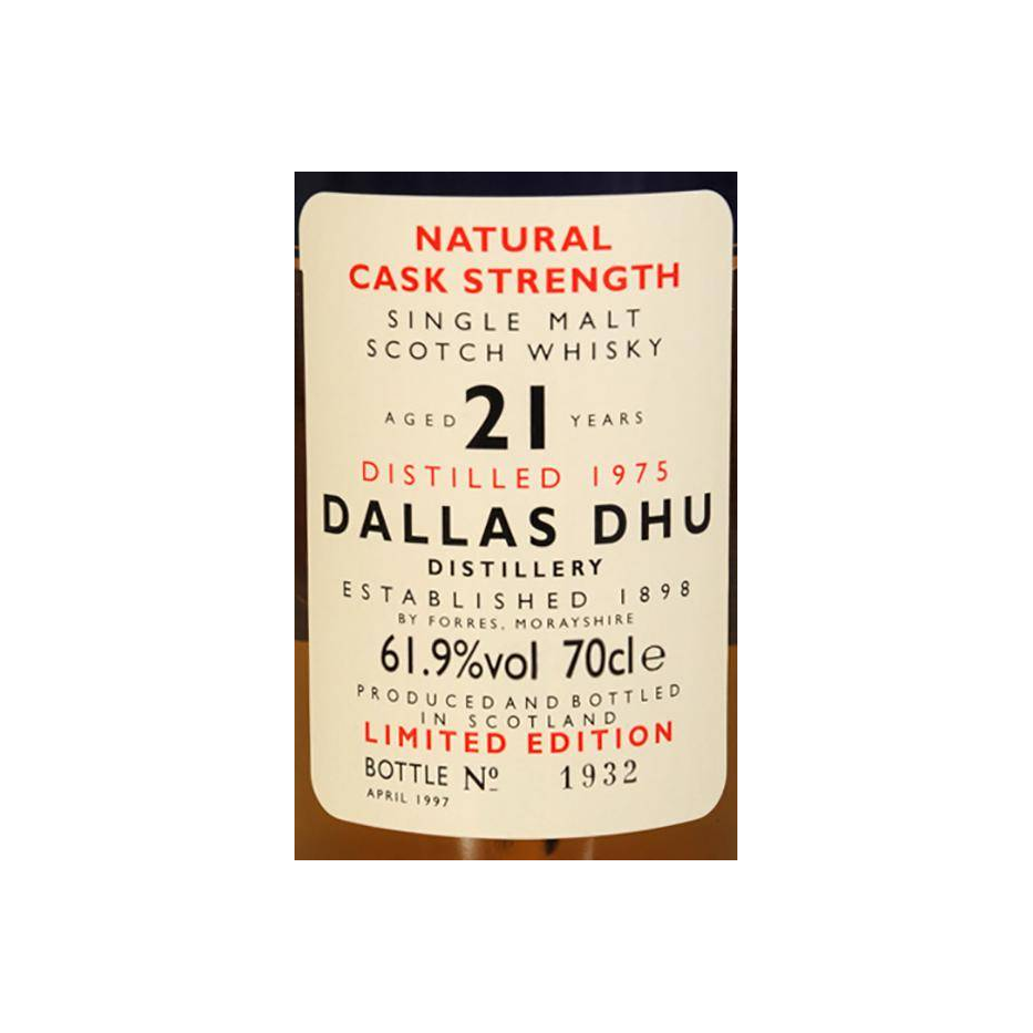 Dallas Dhu 1975 21 Years Single Malt Whisky 3