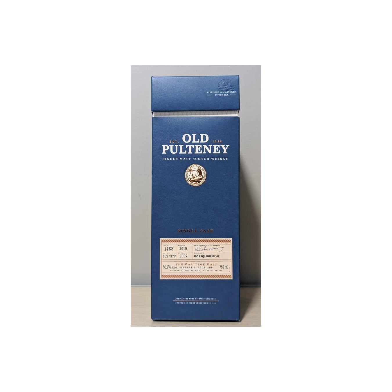 Old Pulteney Single Cask 2007 11 Years Single Malt Whisky 2