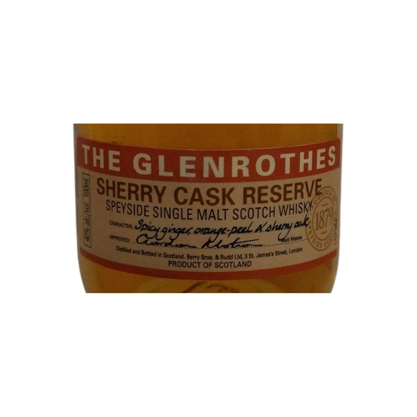 The Glenrothes Single Malt Whisky