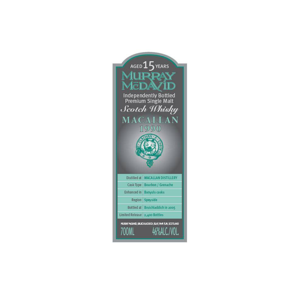 The Macallan 1990 15 Years Single Malt Whisky