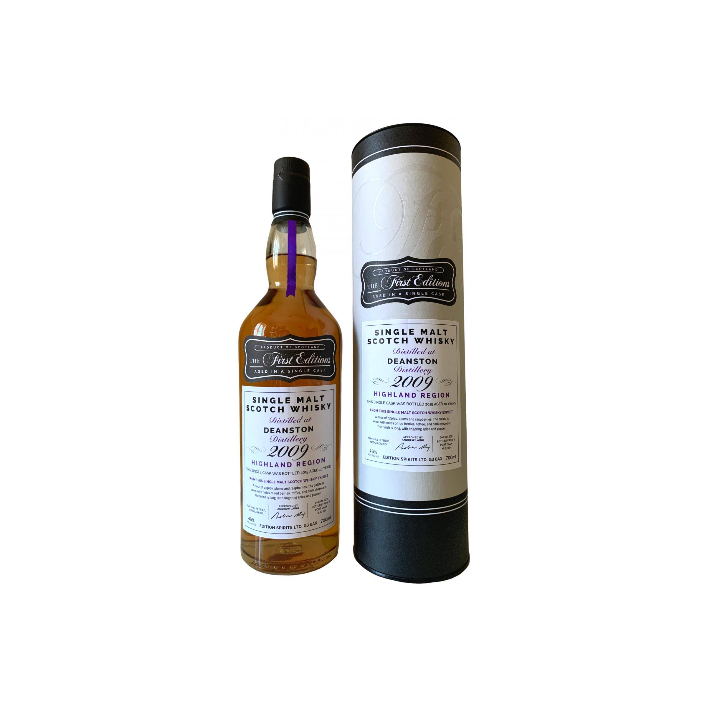 Deanston The First Editions 2009 10 Years Single Malt Whisky 2