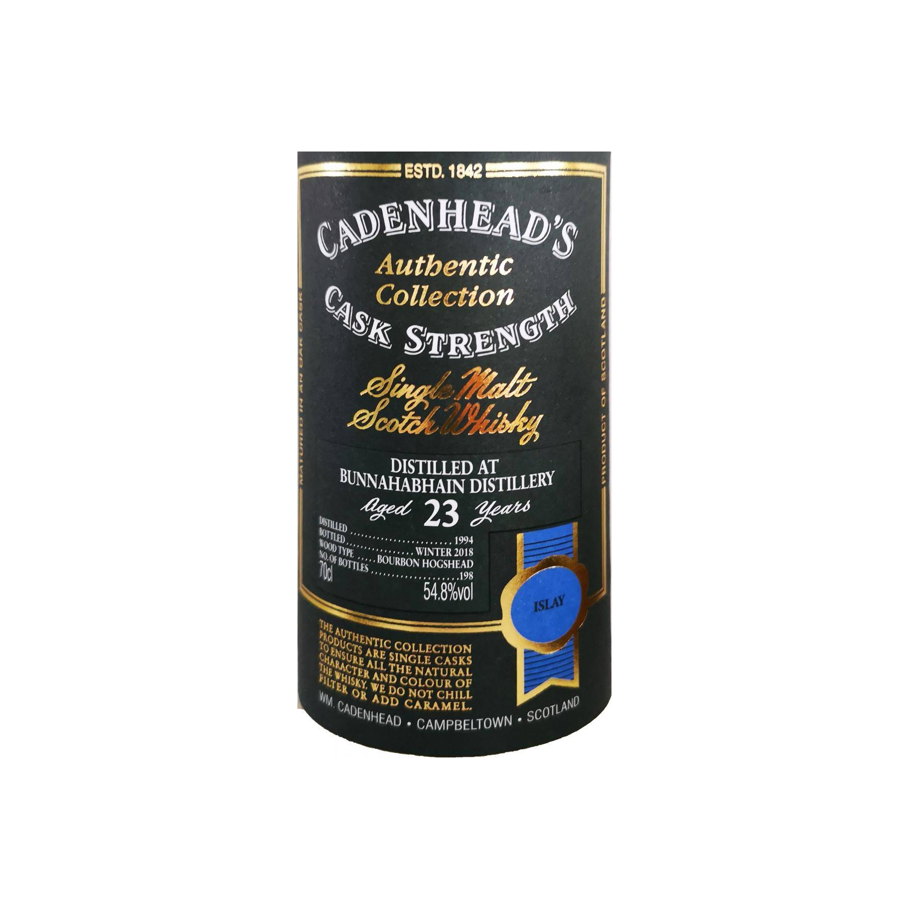 Bunnahabhain Authentic Collection 1994 23 Years Single Malt Whisky 2