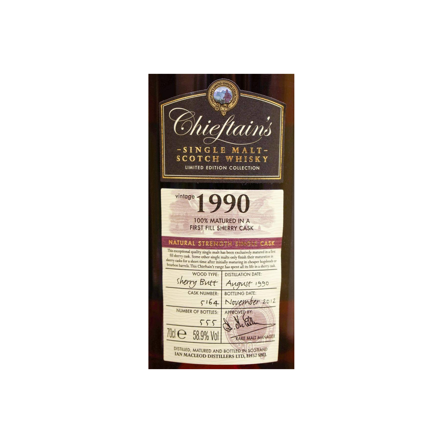 Ian Macleod 1990 22 Years Single Malt Whisky 2