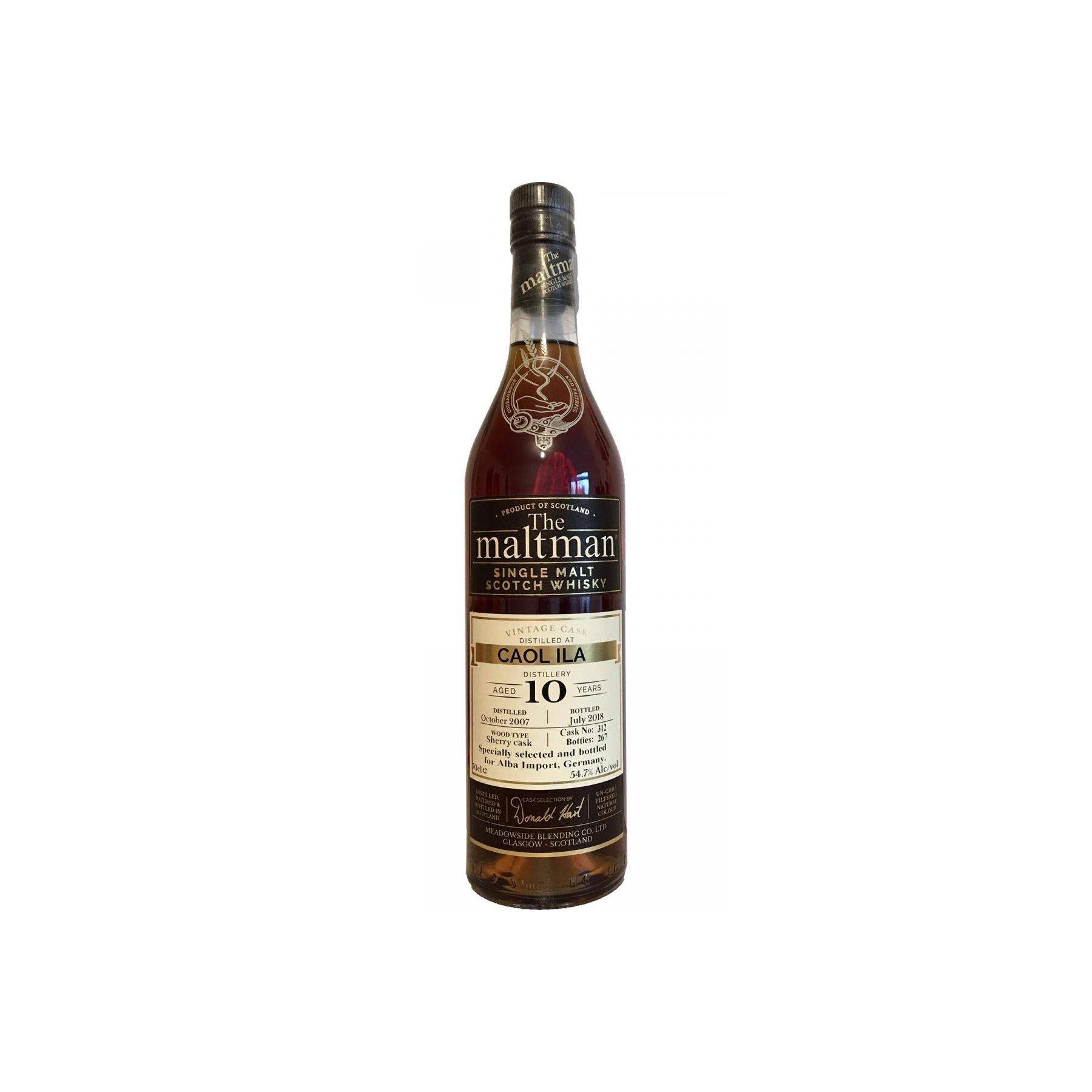 Caol Ila 2007 10 Years Single Malt Whisky