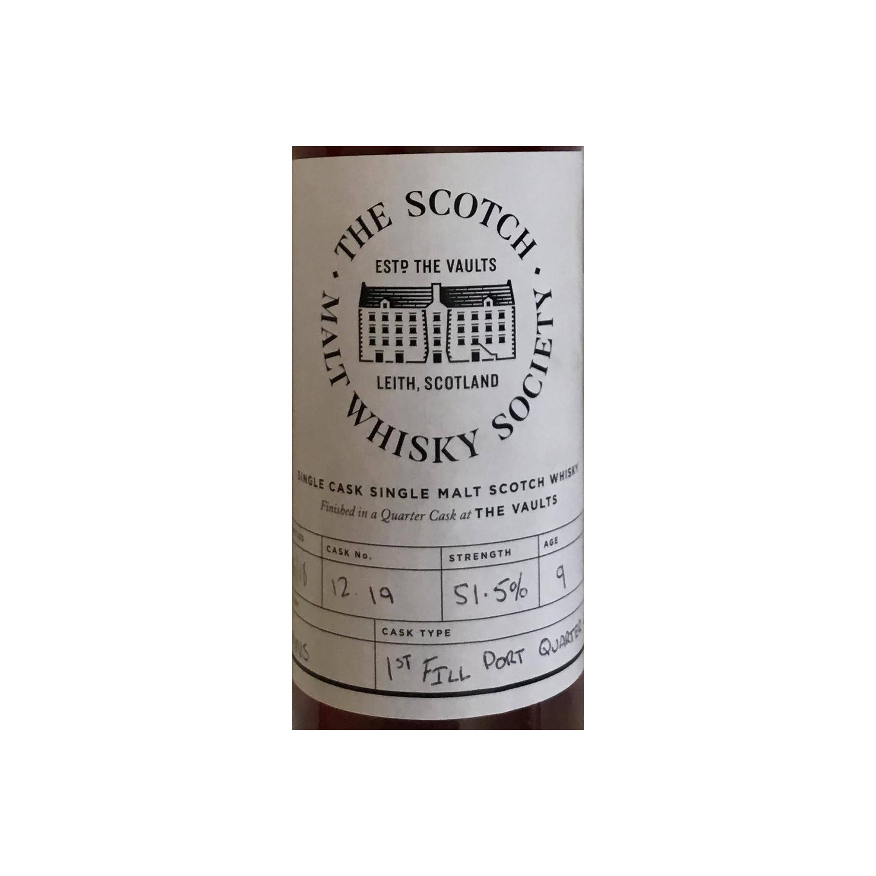 The Scotch Malt Whisky Society 9 Years Single Malt Whisky
