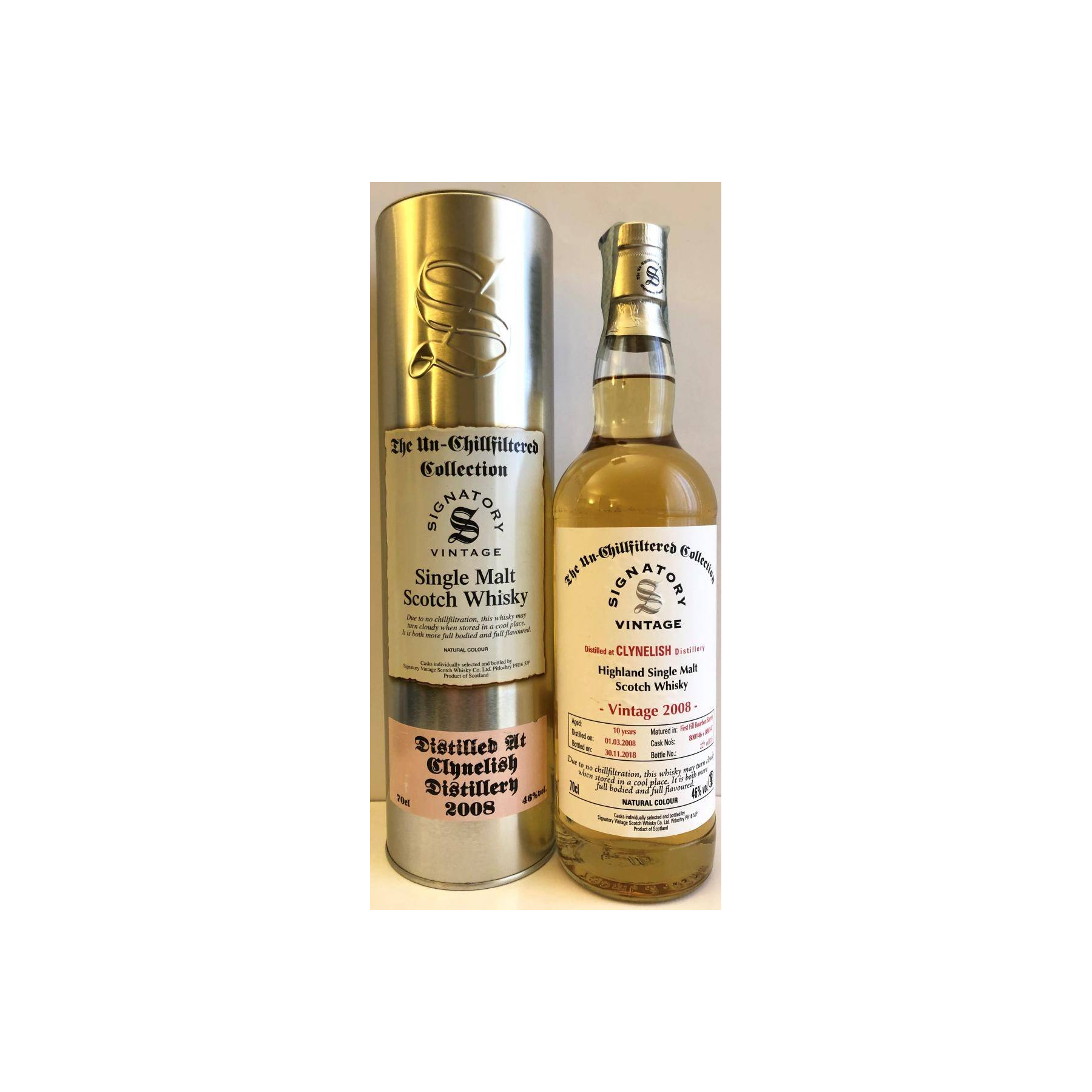 Clynelish The Un-Chillfiltered Collection 2008 10 Years Single Malt Whisky 3