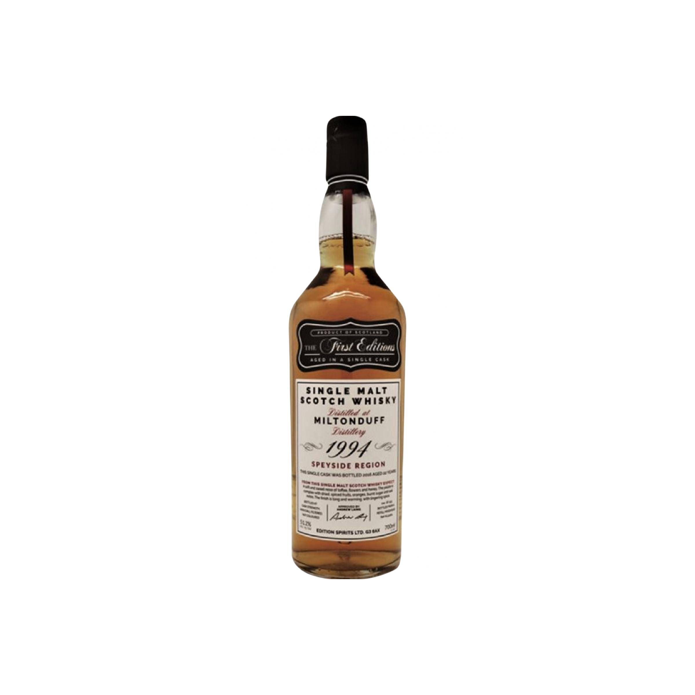 Miltonduff The First Editions 1994 22 Years Single Malt Whisky
