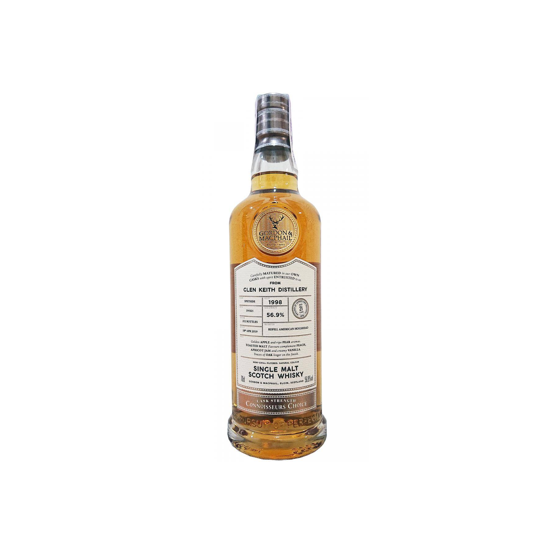Glen Keith Connoisseurs Choice - Cask Strength 1998 21 Years Single Malt Whisky