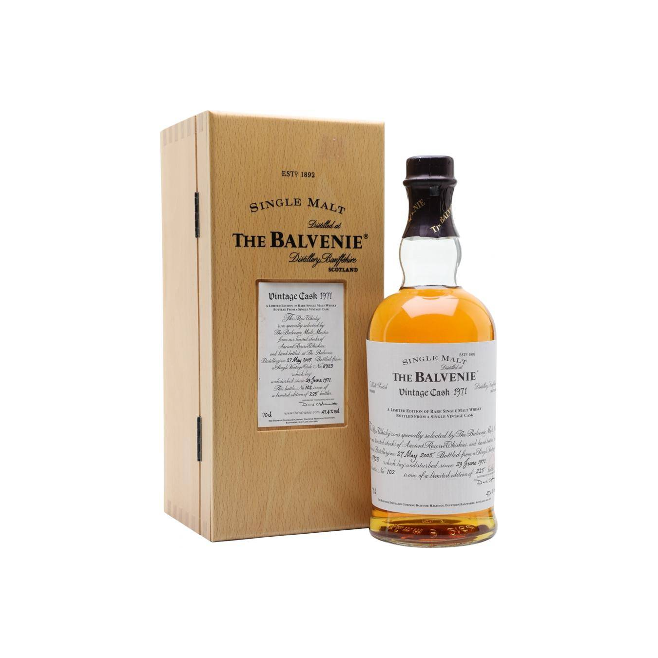 The Balvenie 1971 33 Years Single Malt Whisky 2