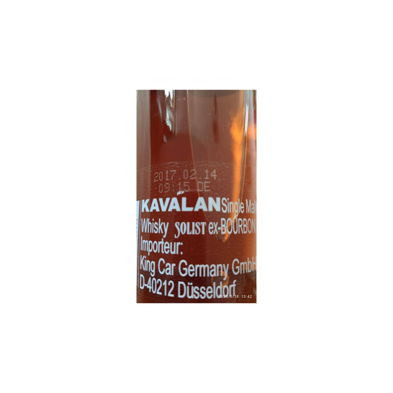 Kavalan ex-Bourbon Cask 2011 5 Years Single Malt Whisky 2