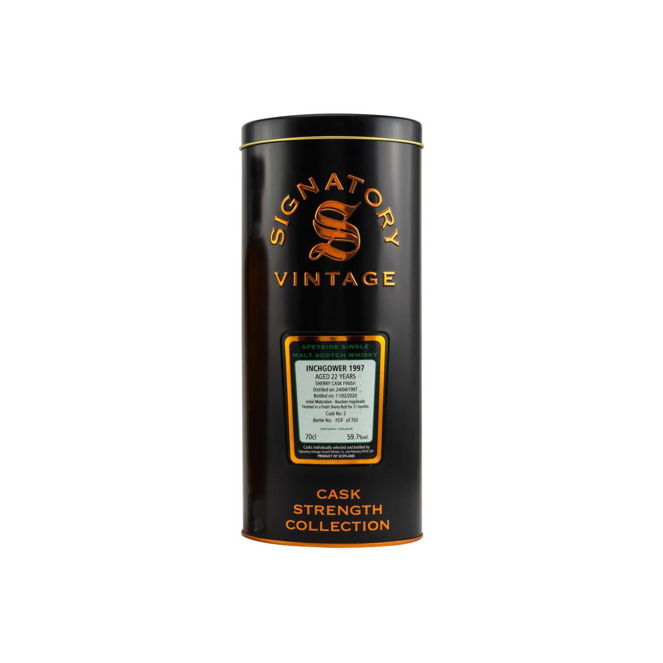 Inchgower Cask Strength Collection 1997 22 Years Single Malt Whisky 2