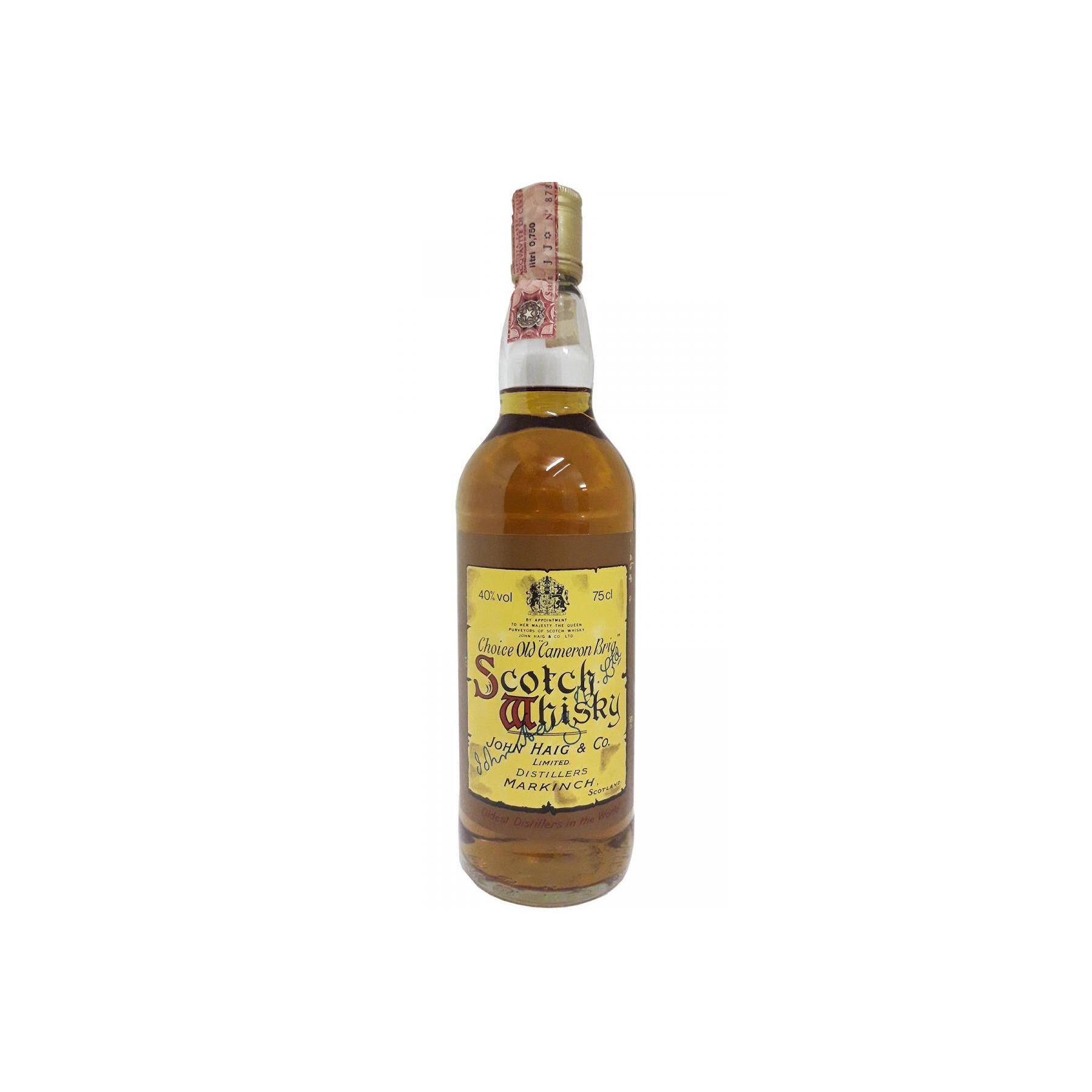 John Haig Choice Old Cameron Brig