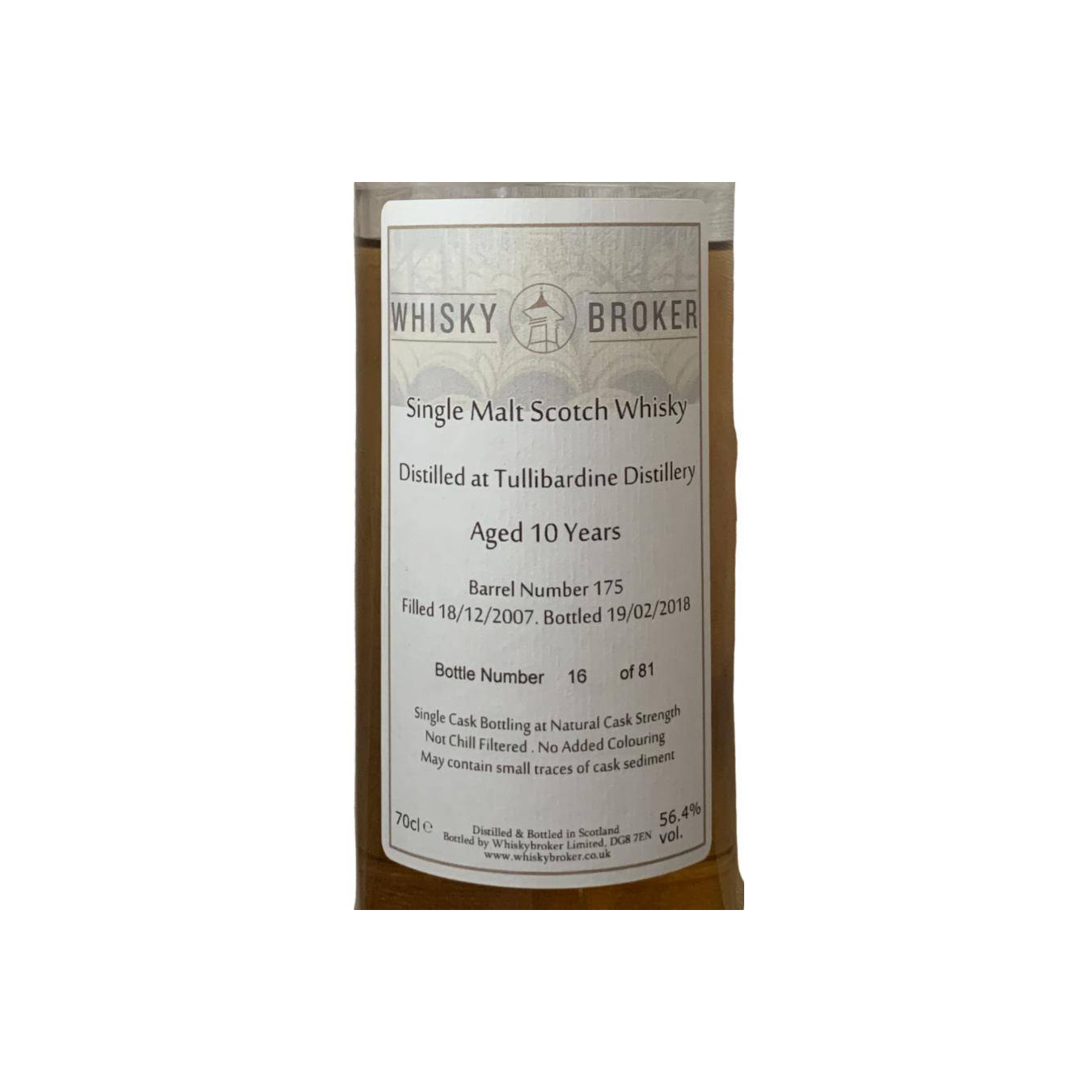Tullibardine 2007 10 Years Single Malt Whisky