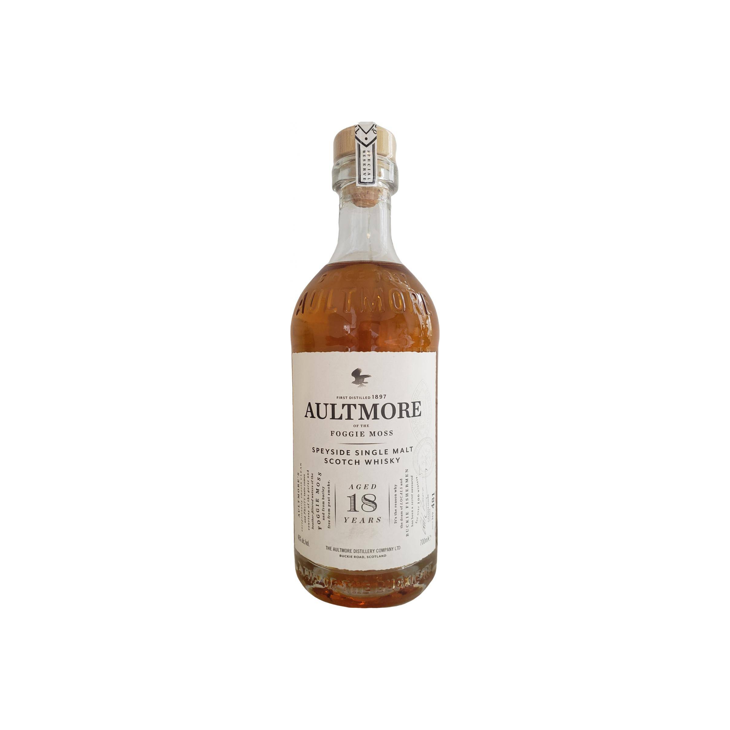 Aultmore 18 Years Single Malt Whisky