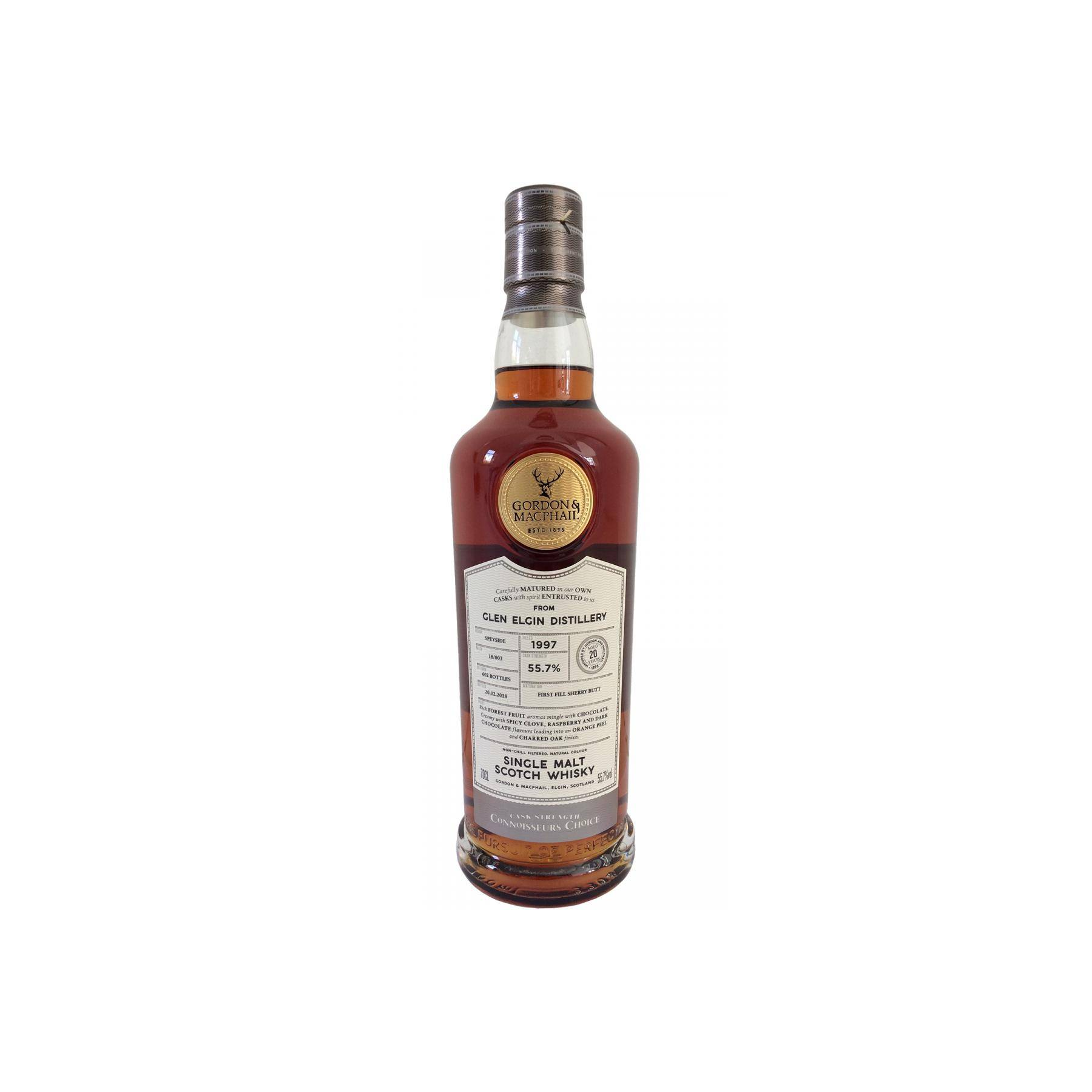 Glen Elgin Connoisseurs Choice - Cask Strength 1997 20 Years Single Malt Whisky 2