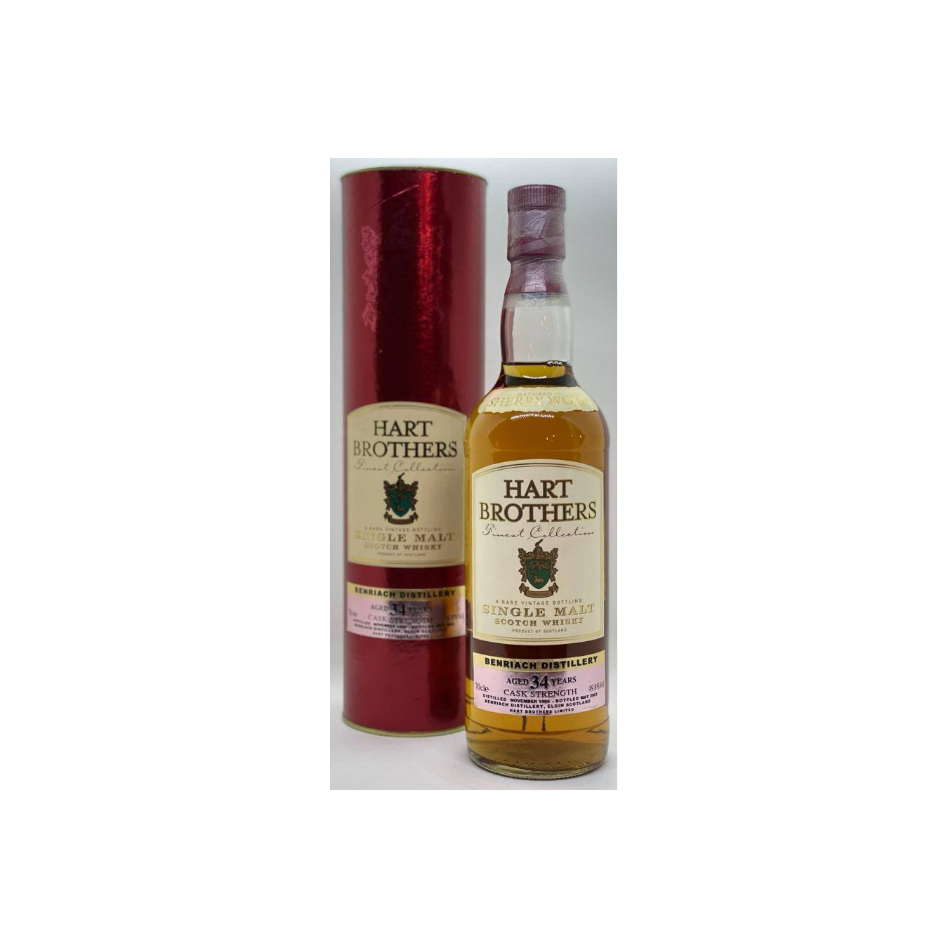 BenRiach 1968 34 Years Single Malt Whisky 2