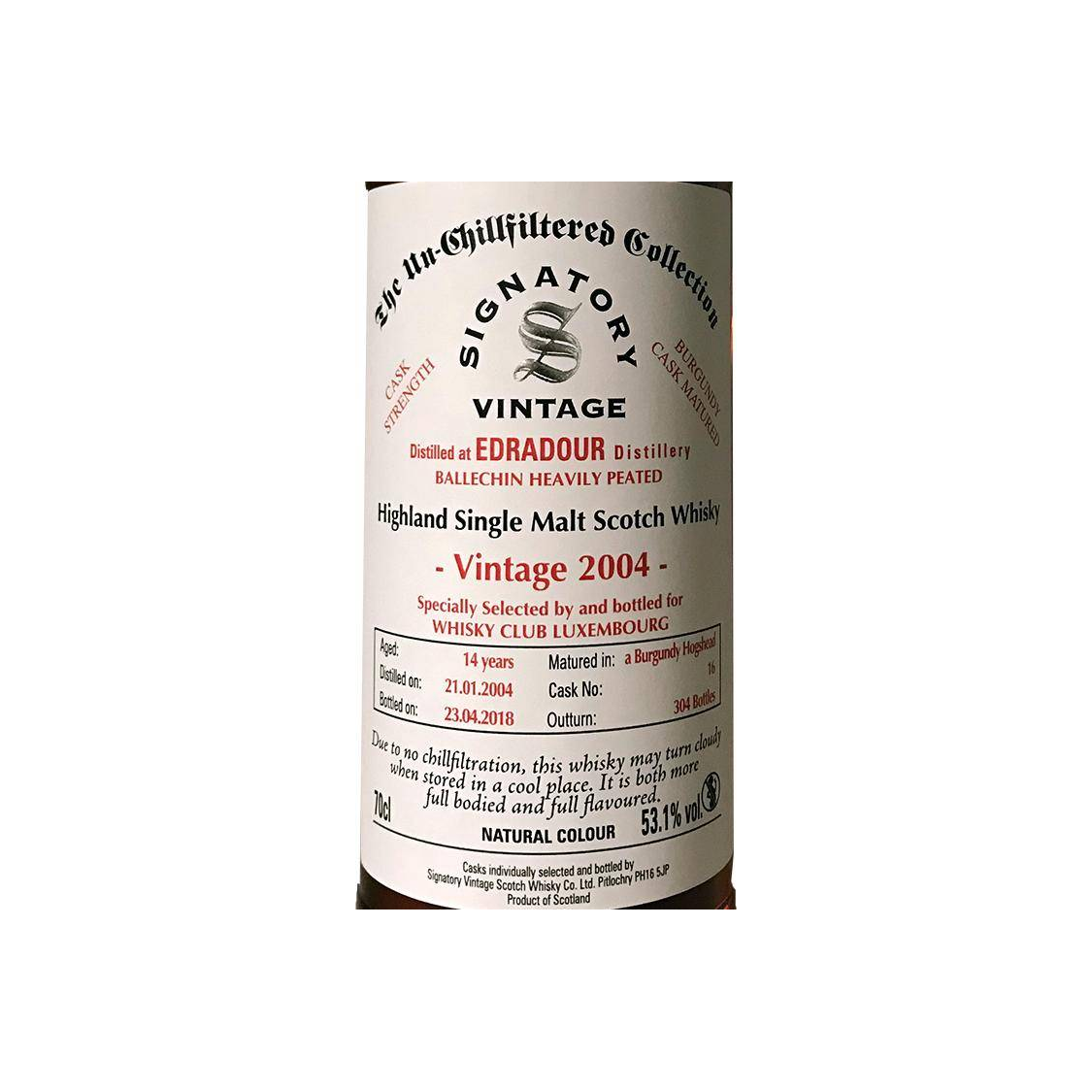 Edradour 2004 14 Years Single Malt Whisky 2