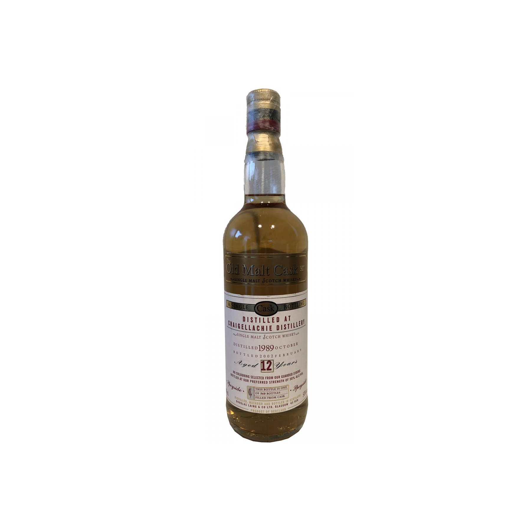 Craigellachie Old Malt Cask 1989 12 Years Single Malt Whisky