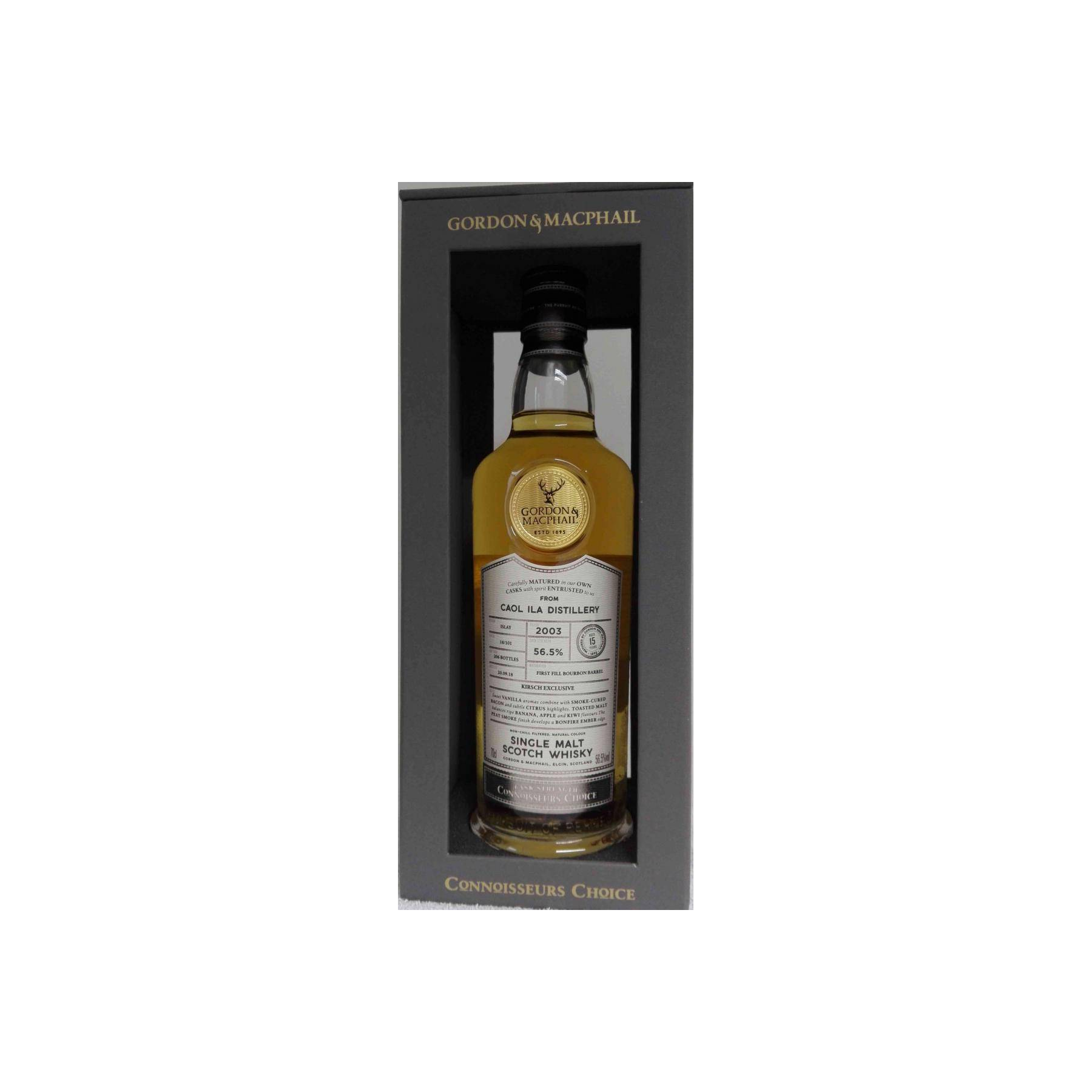 Caol Ila Connoisseurs Choice - Cask Strength 2003 15 Years Single Malt Whisky 2