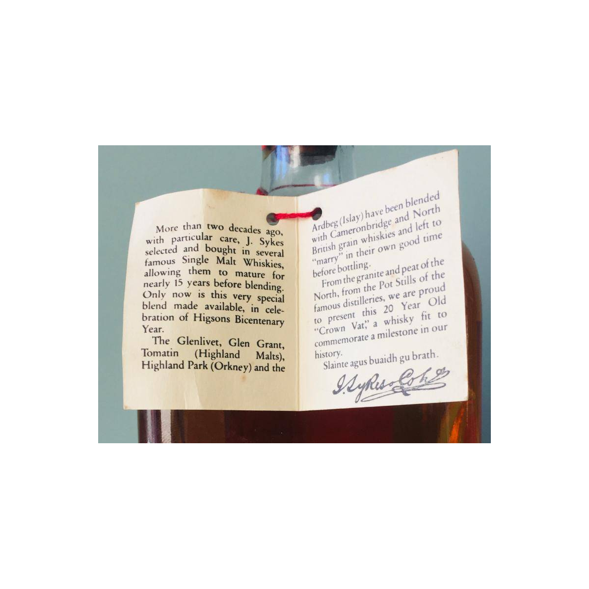 Crown Vat 20-year-old 2
