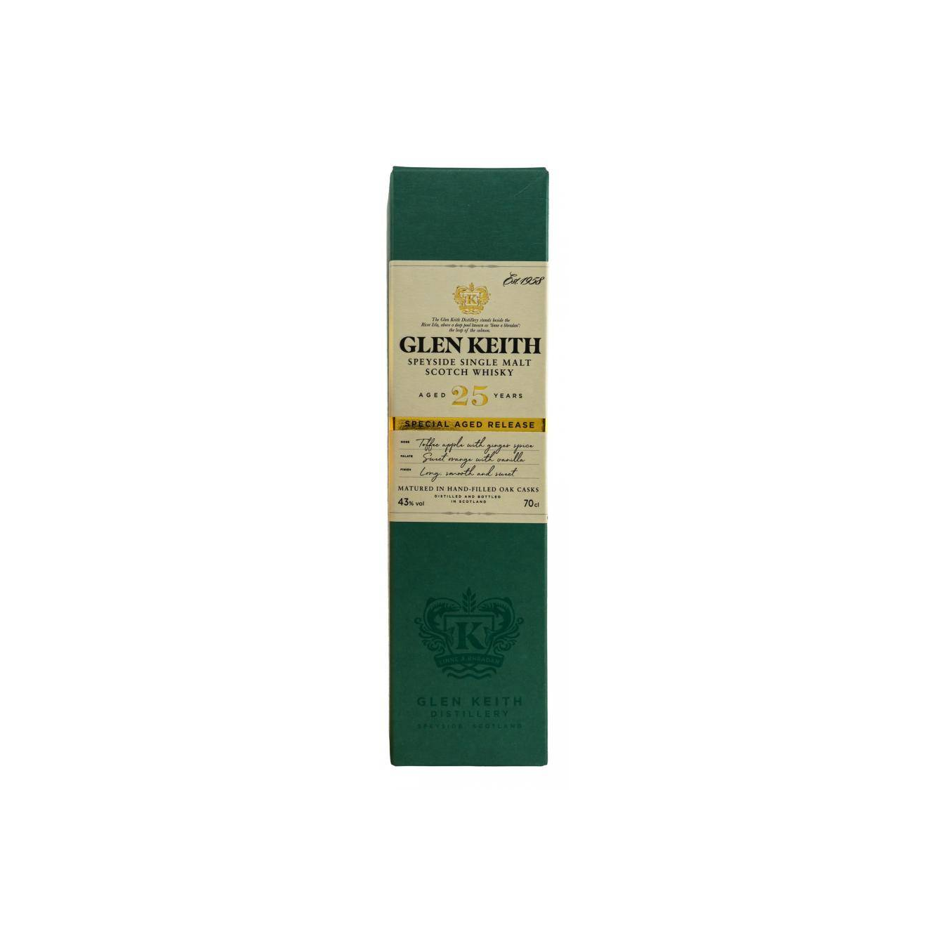 Glen Keith 25 Years Single Malt Whisky 3