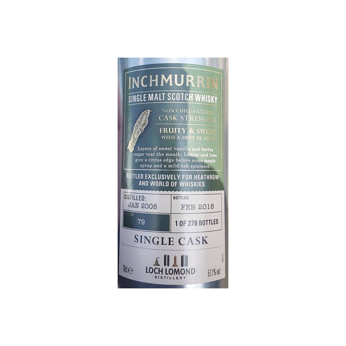 Loch Lomond Single Cask 2008 10 Years Single Malt Whisky