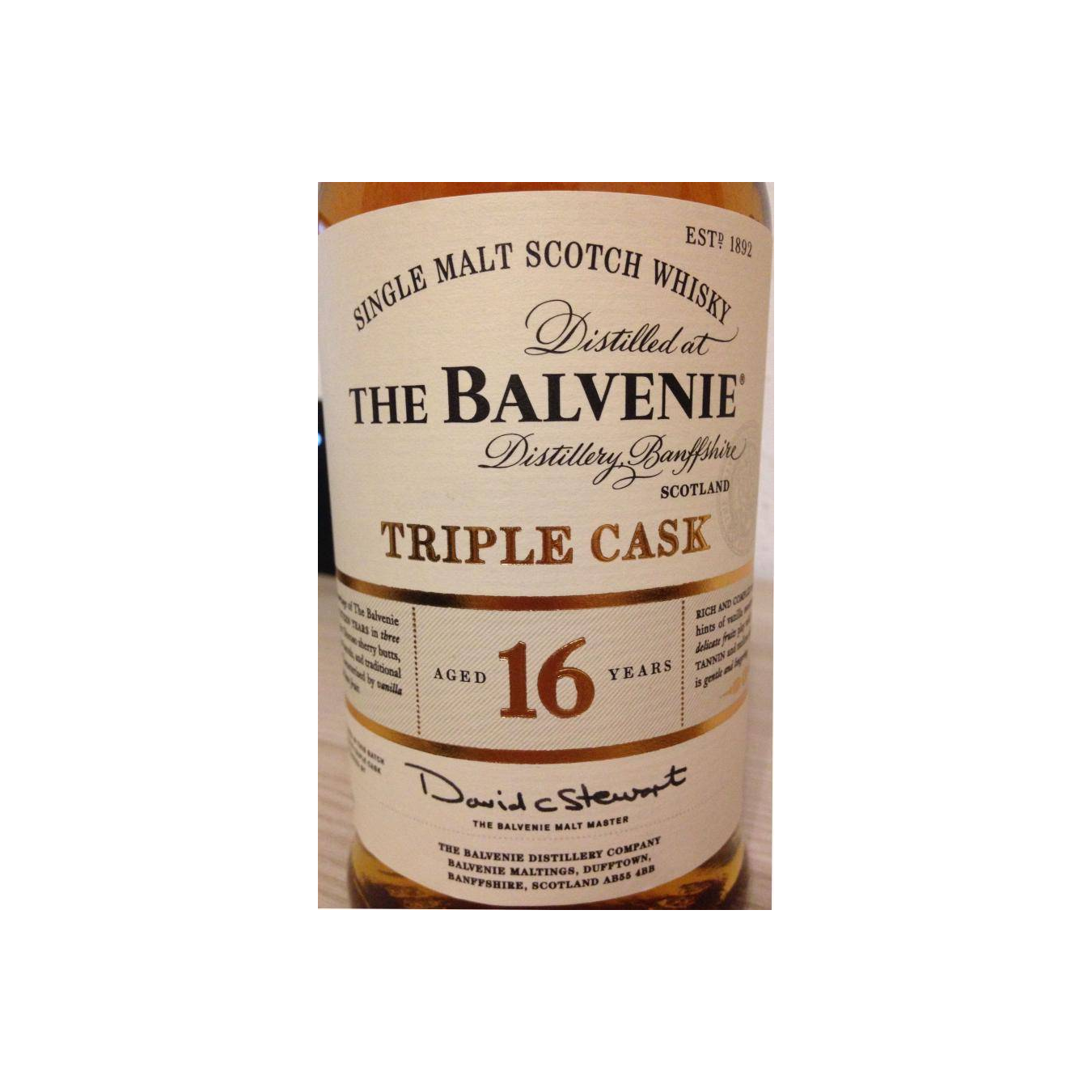 The Balvenie 16 Years Single Malt Whisky 3