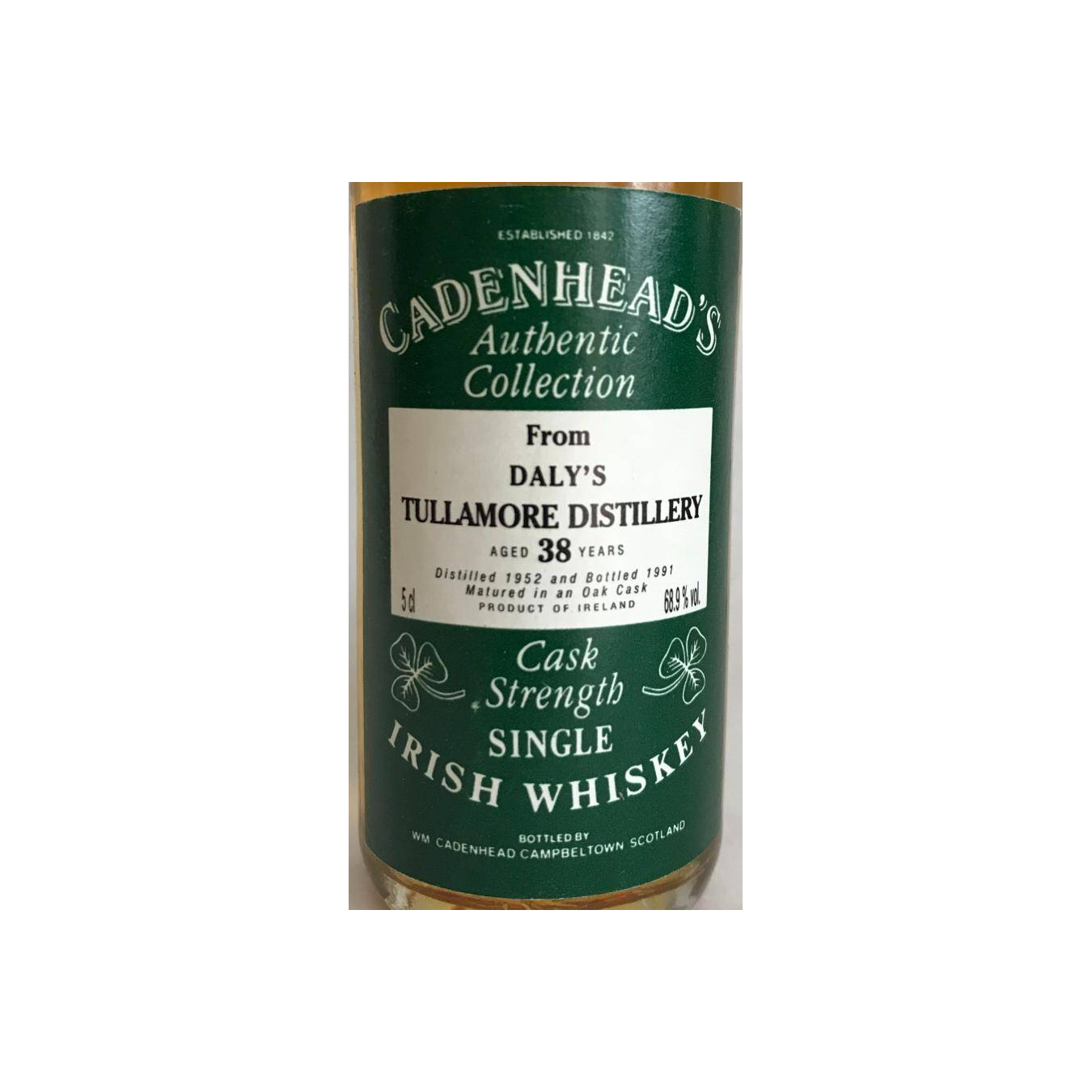 Cadenhead 1952 38 Years Single Pot Still Whisky 3