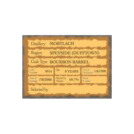 Mortlach 1998 8 Years Single Malt Whisky 2