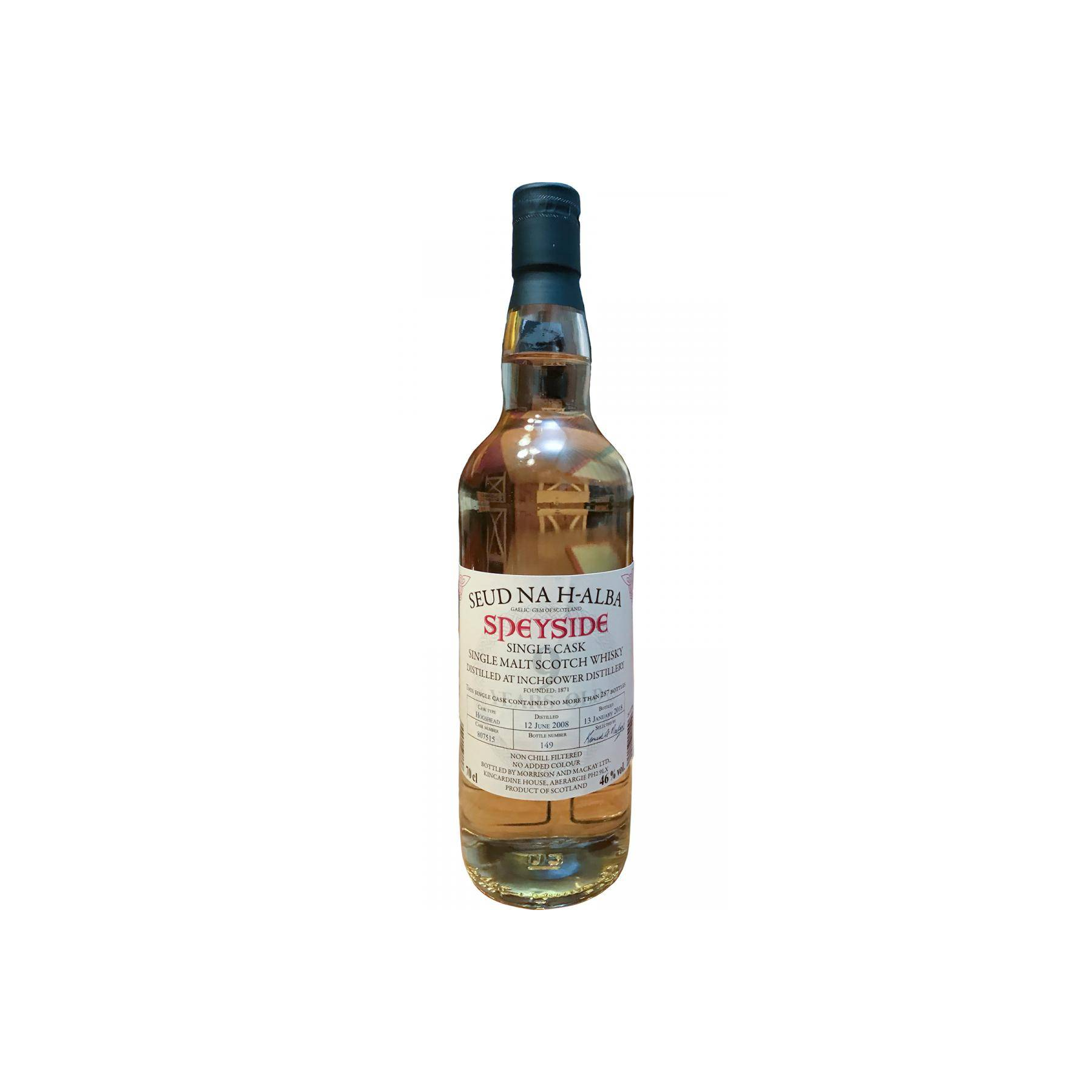 Inchgower 2008 9 Years Single Malt Whisky