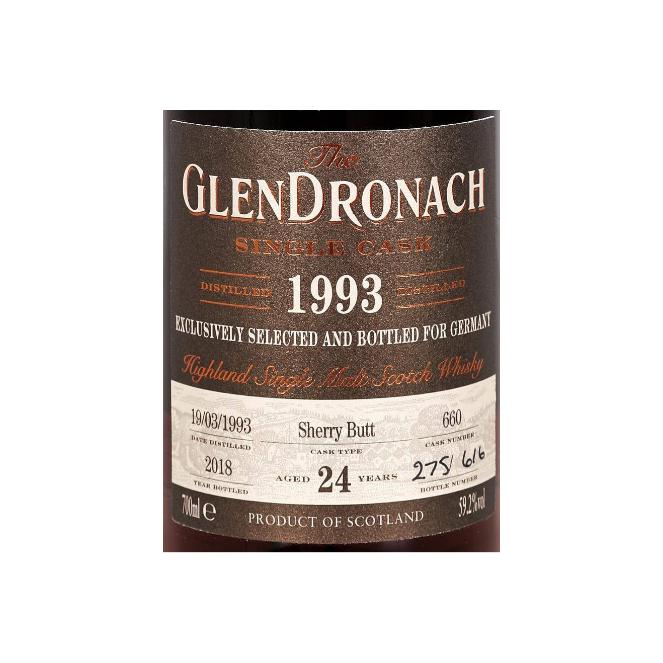 GlenDronach Single Cask 1993 24 Years Single Malt Whisky 2