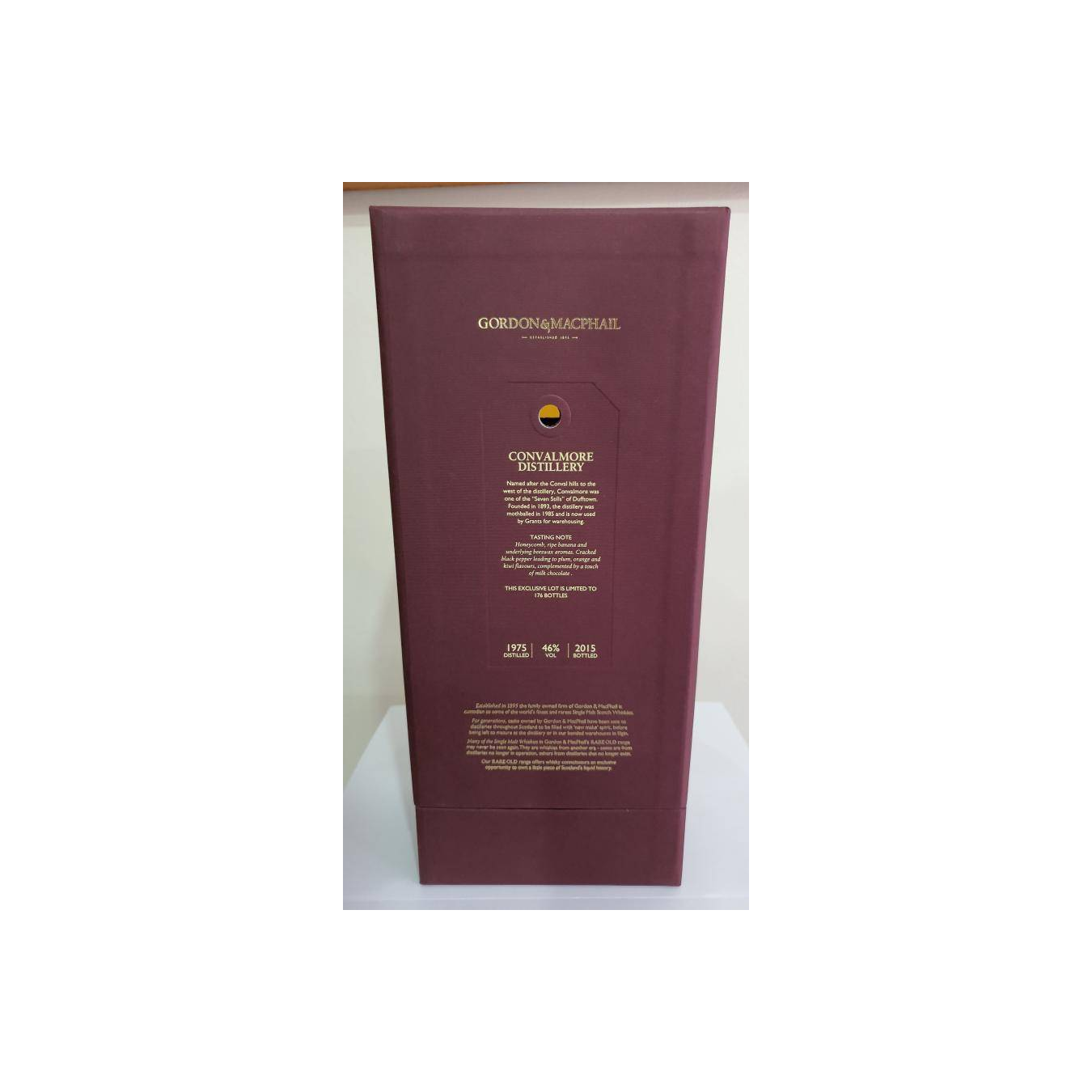 Convalmore 1975 40 Years Single Malt Whisky 3